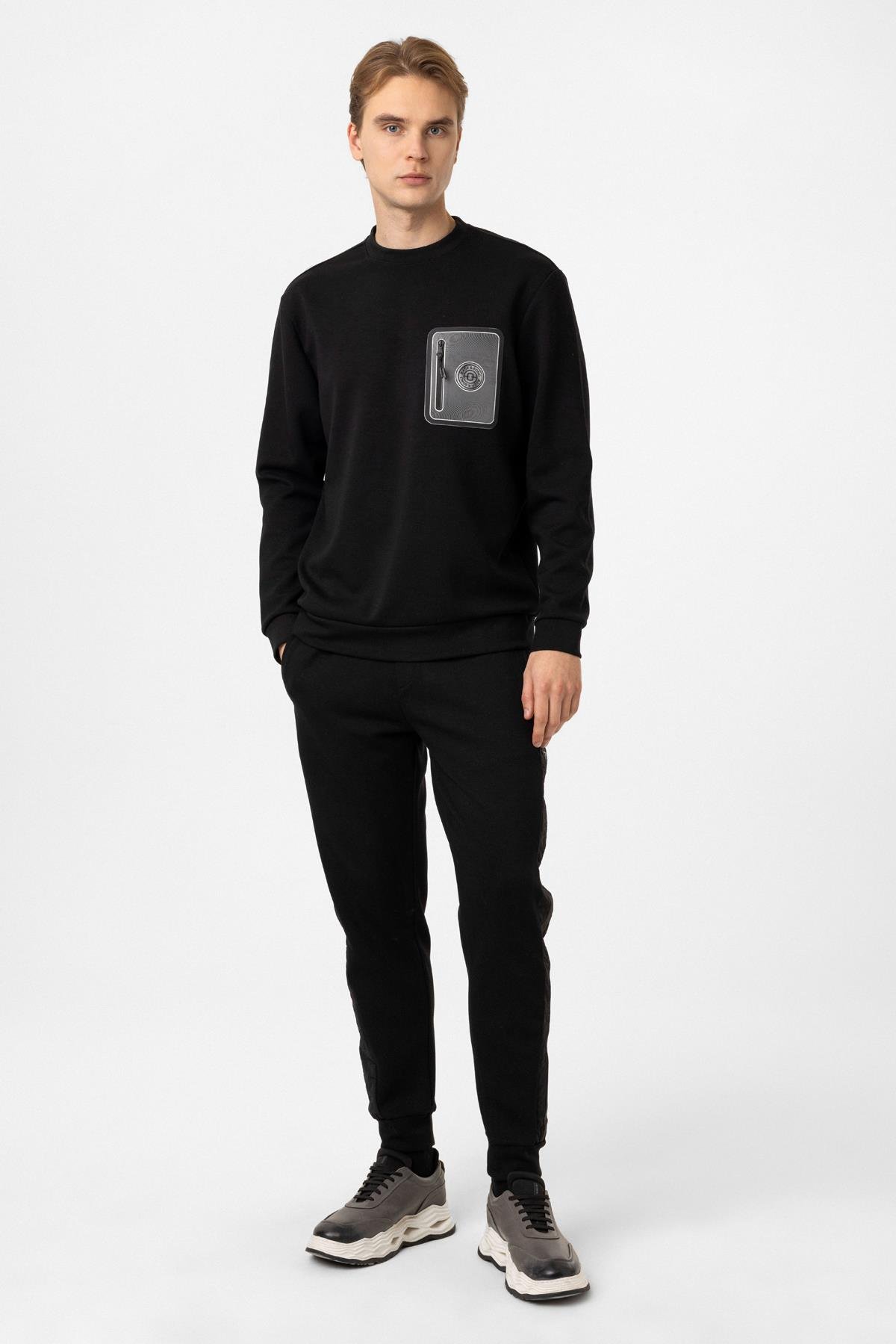 Bisiklet Yaka Regular Fit Sweatshirt