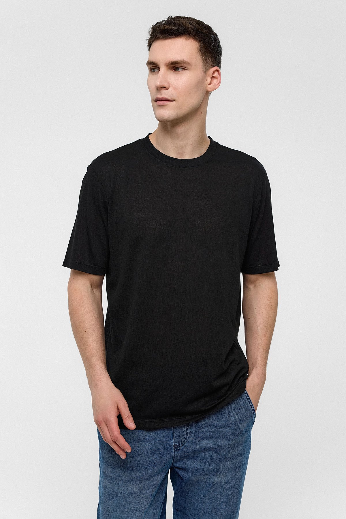 BİSİKLET YAKA REGULAR FIT TSHIRT