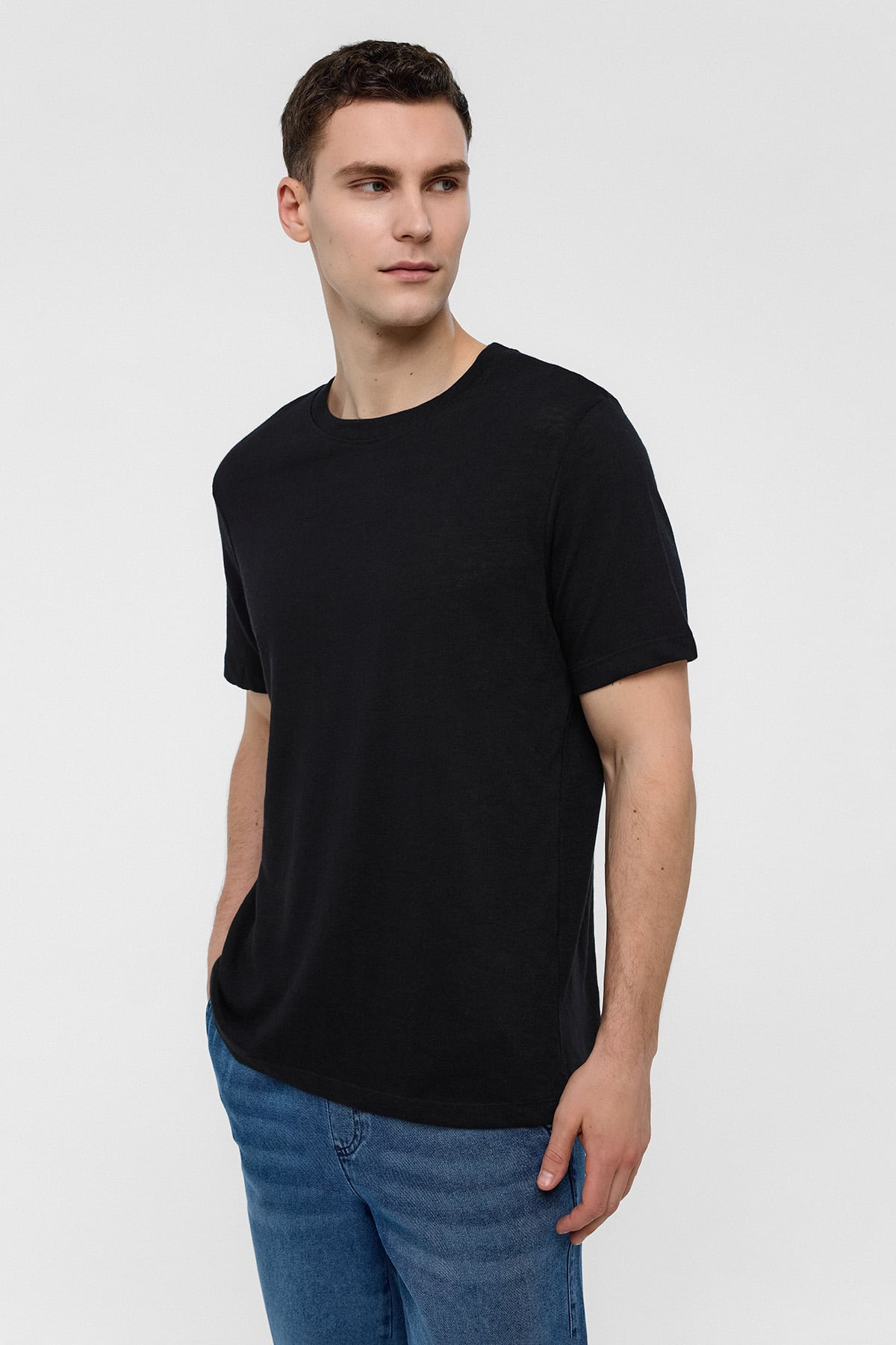 BİSİKLET YAKA REGULAR FIT TSHIRT
