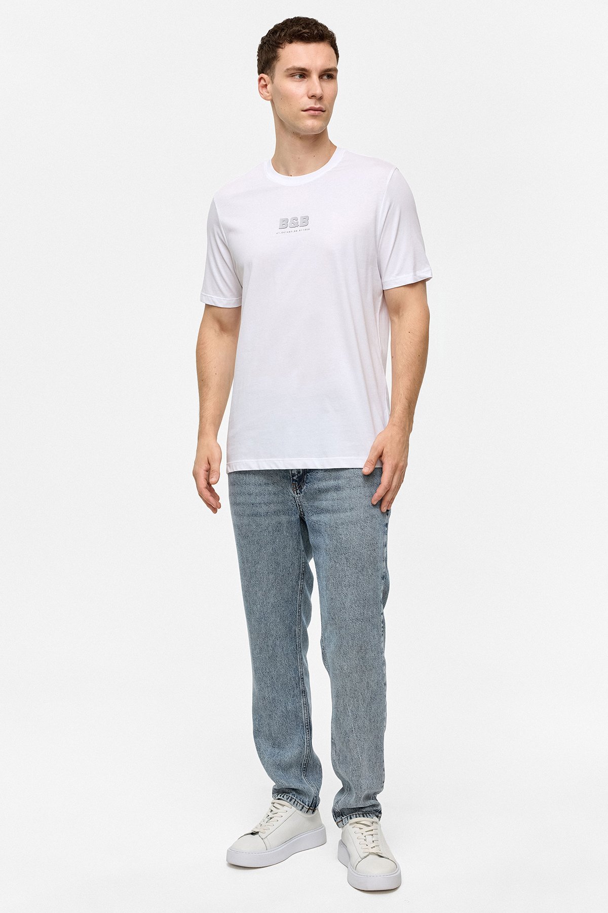 BİSİKLET YAKA REGULAR FIT TSHIRT