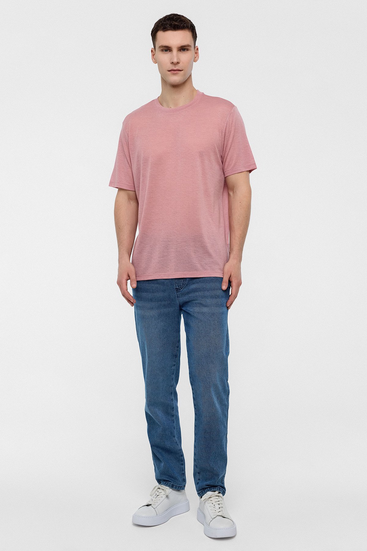 BİSİKLET YAKA REGULAR FIT TSHIRT