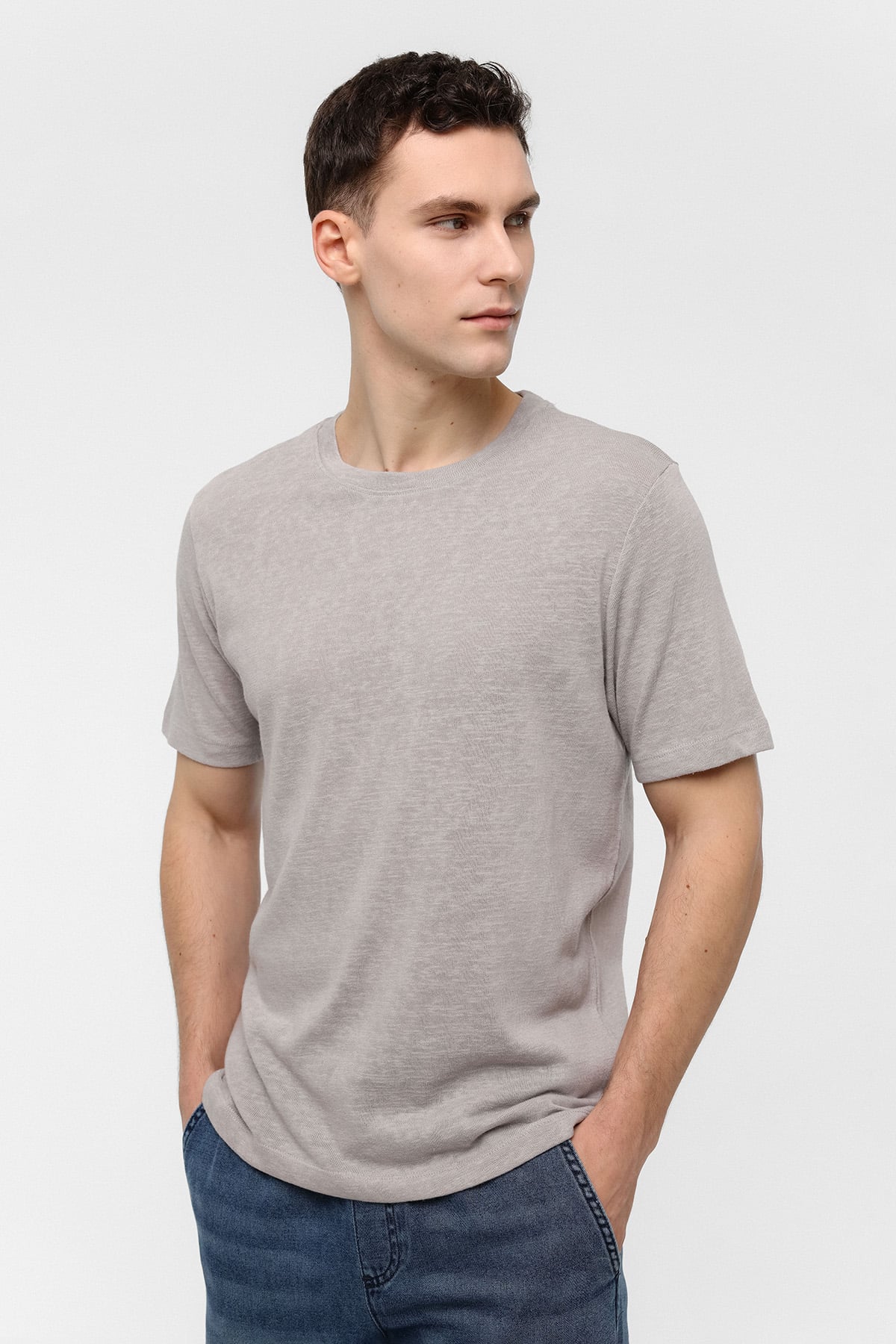 BİSİKLET YAKA REGULAR FIT TSHIRT