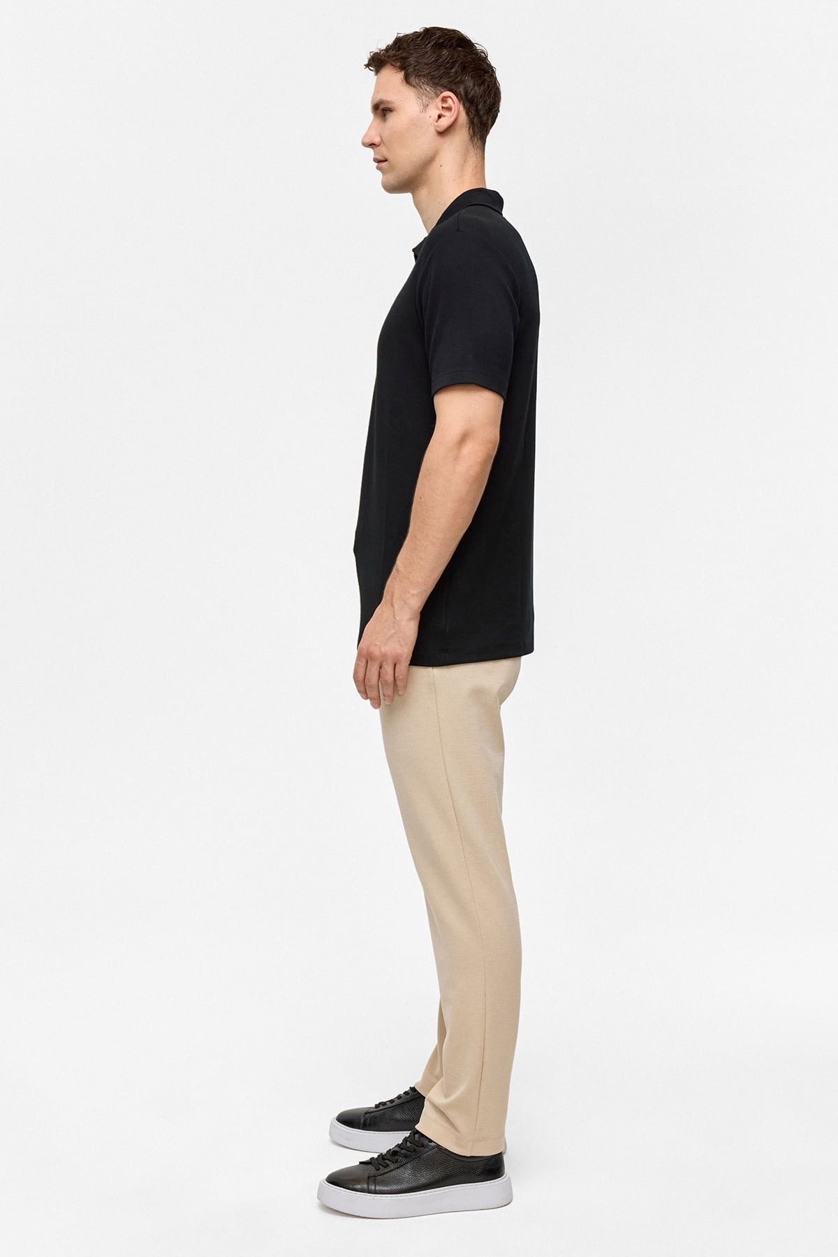 FERMUARLI POLO YAKA TSHIRT