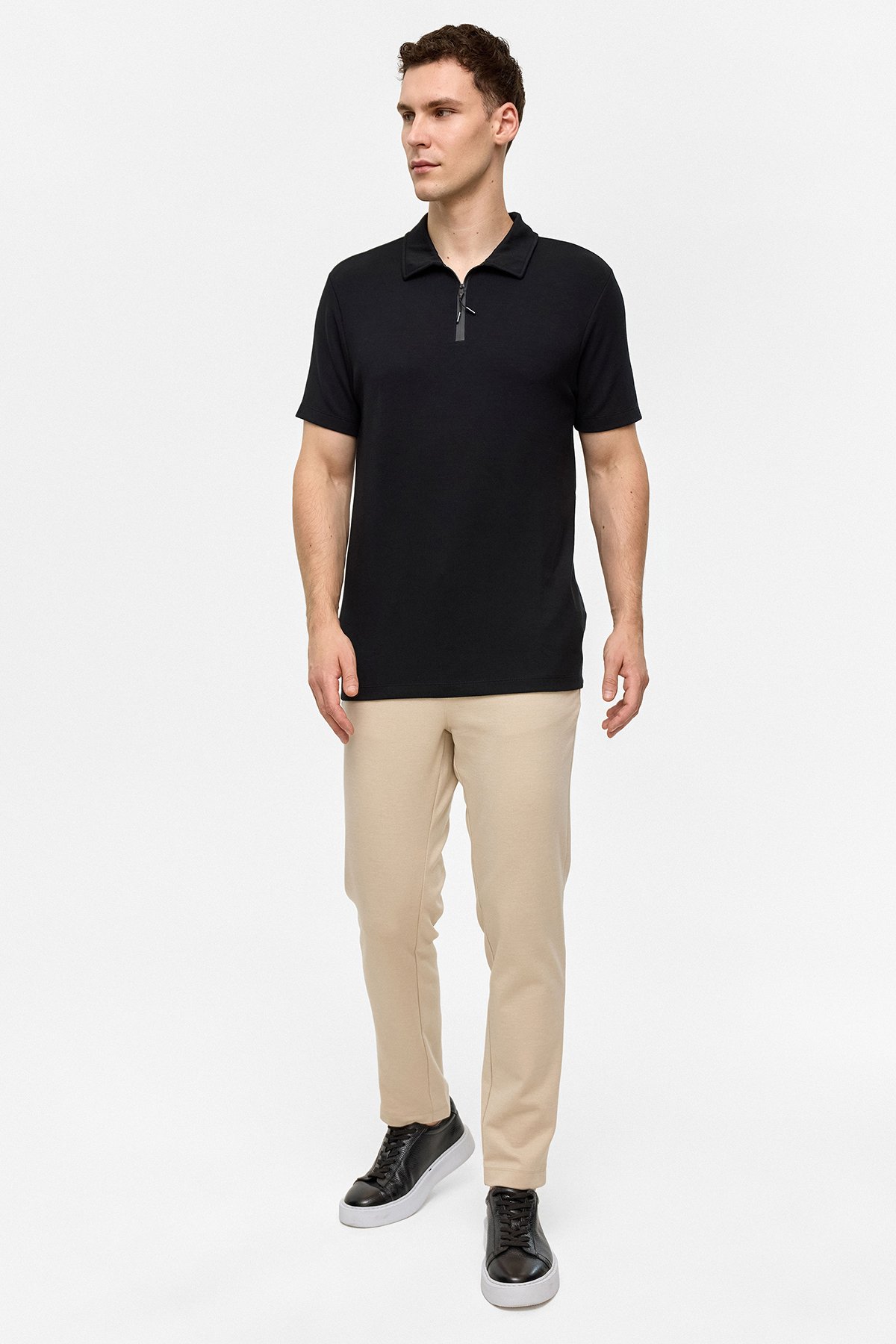 FERMUARLI POLO YAKA TSHIRT