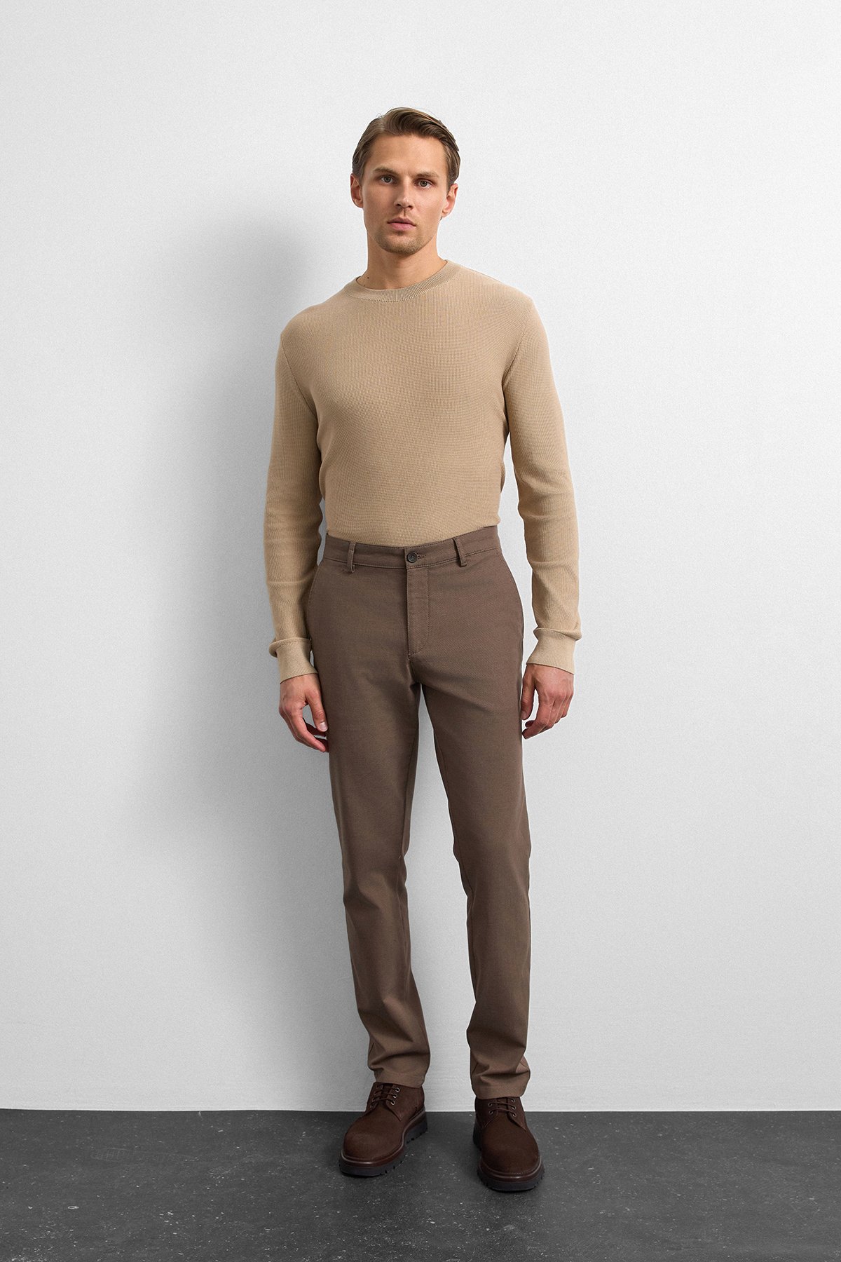 Kahve Chino Pantolon