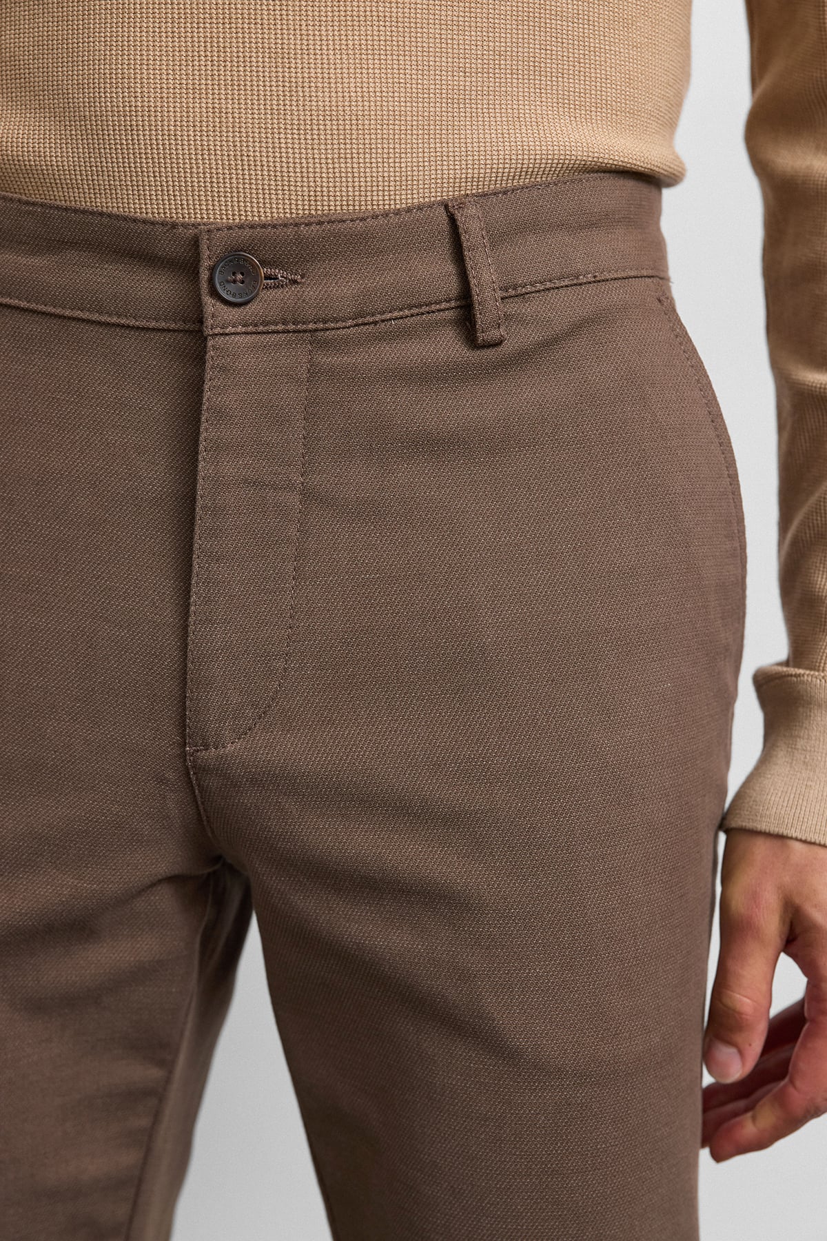 Kahve Chino Pantolon