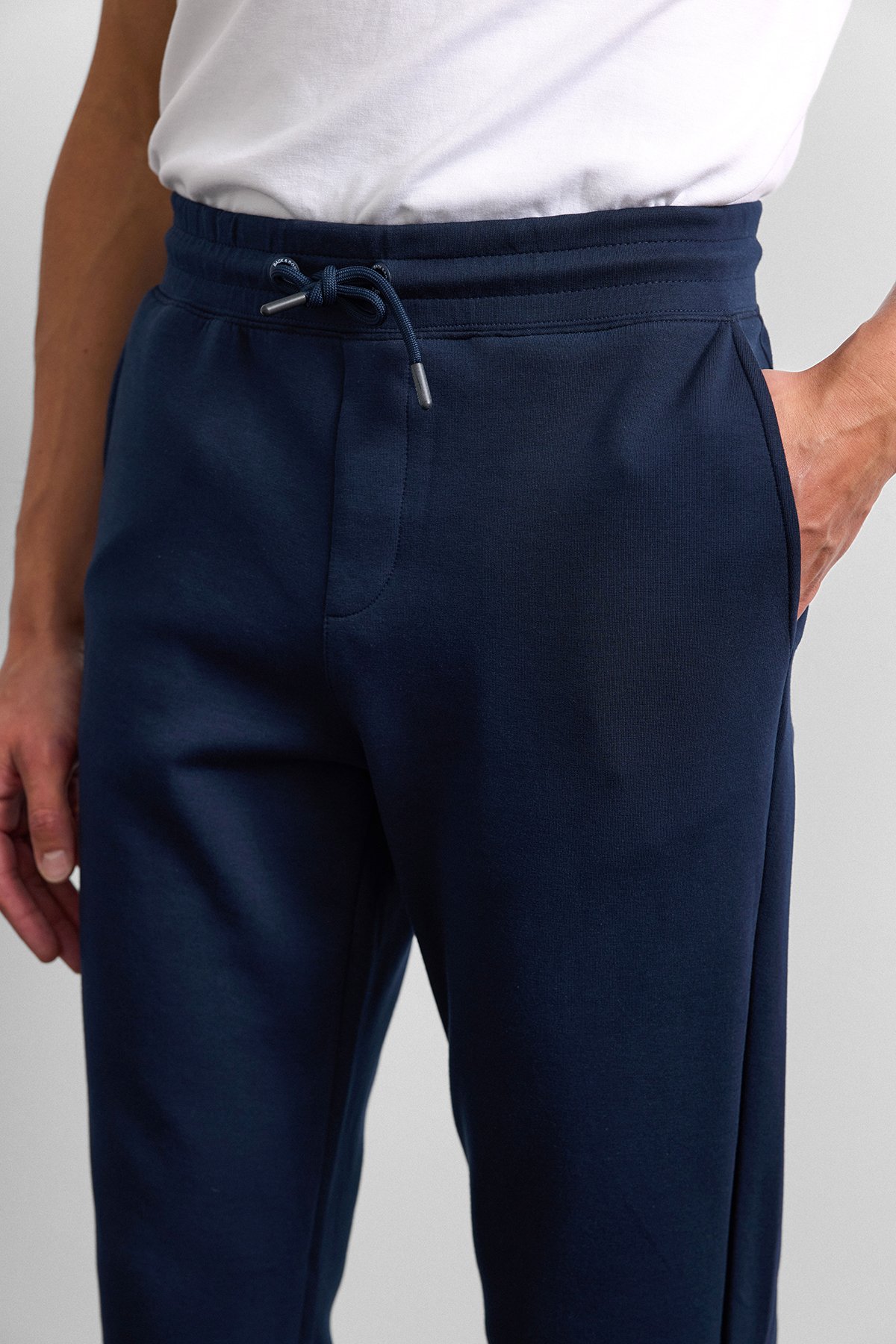 Lacivert Regular Fit Düz Paça Jogger Pantolon