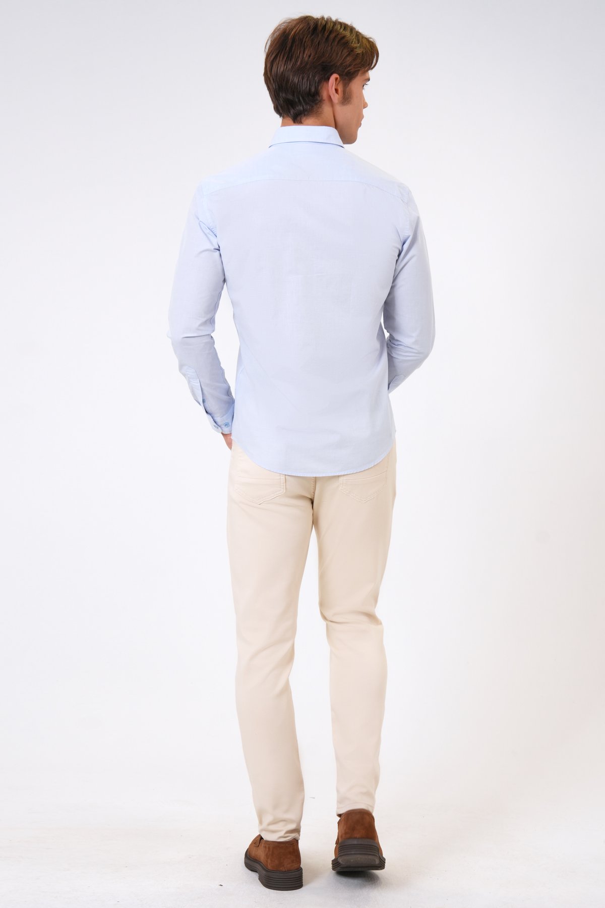 Mavi Slim Fit %100 Pamuk Gömlek