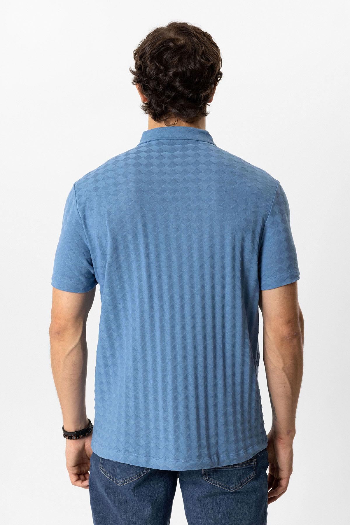 NORMAL YAKA ÖRME GÖMLEK