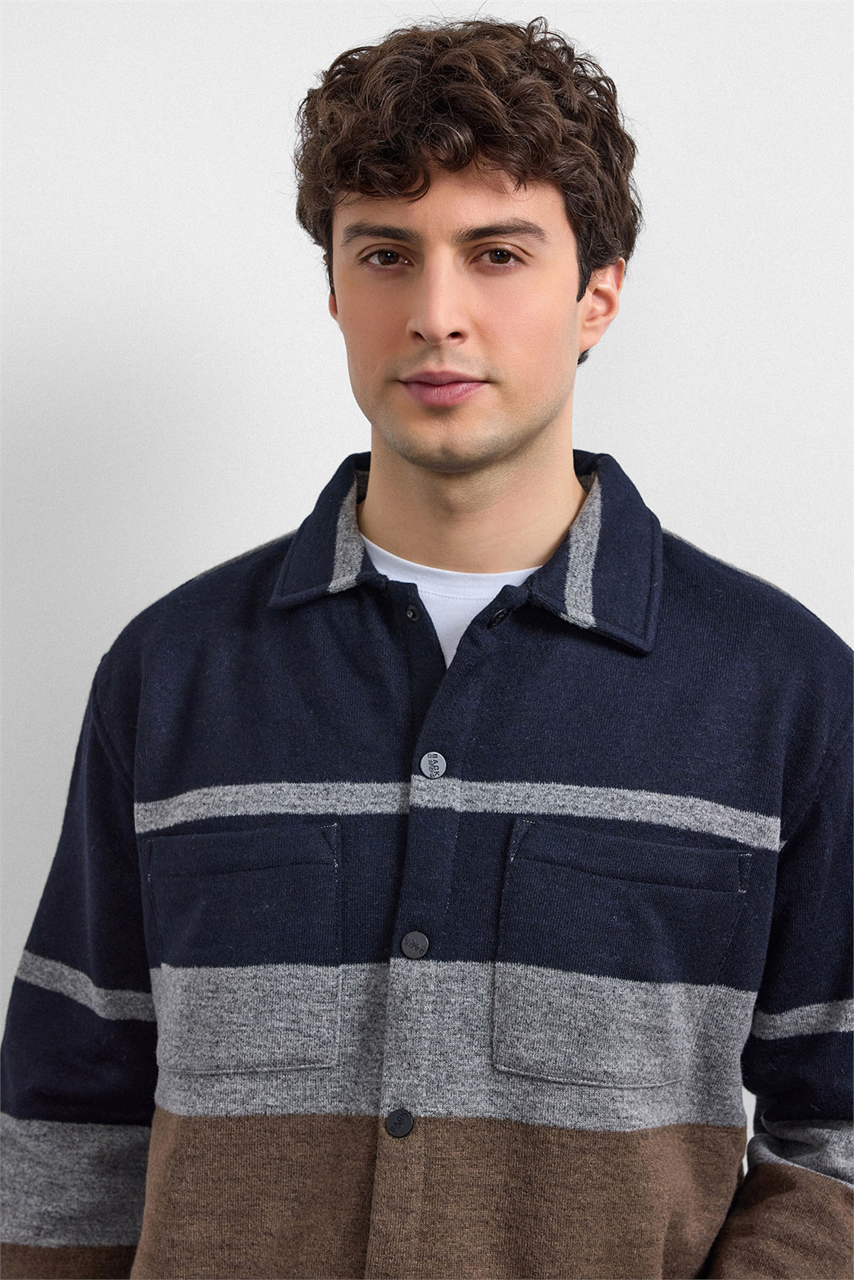 ÖRME ÇİZGİLİ GÖMLEK
