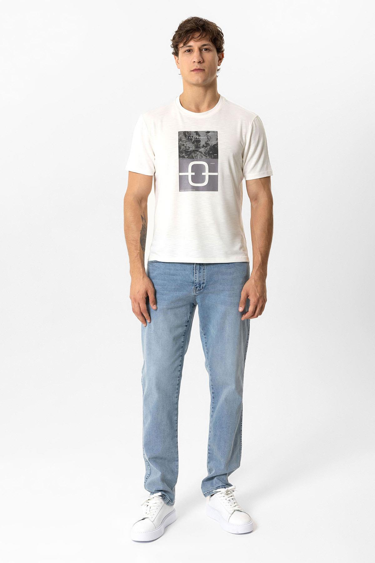 ÖRME TSHIRT BASKILI