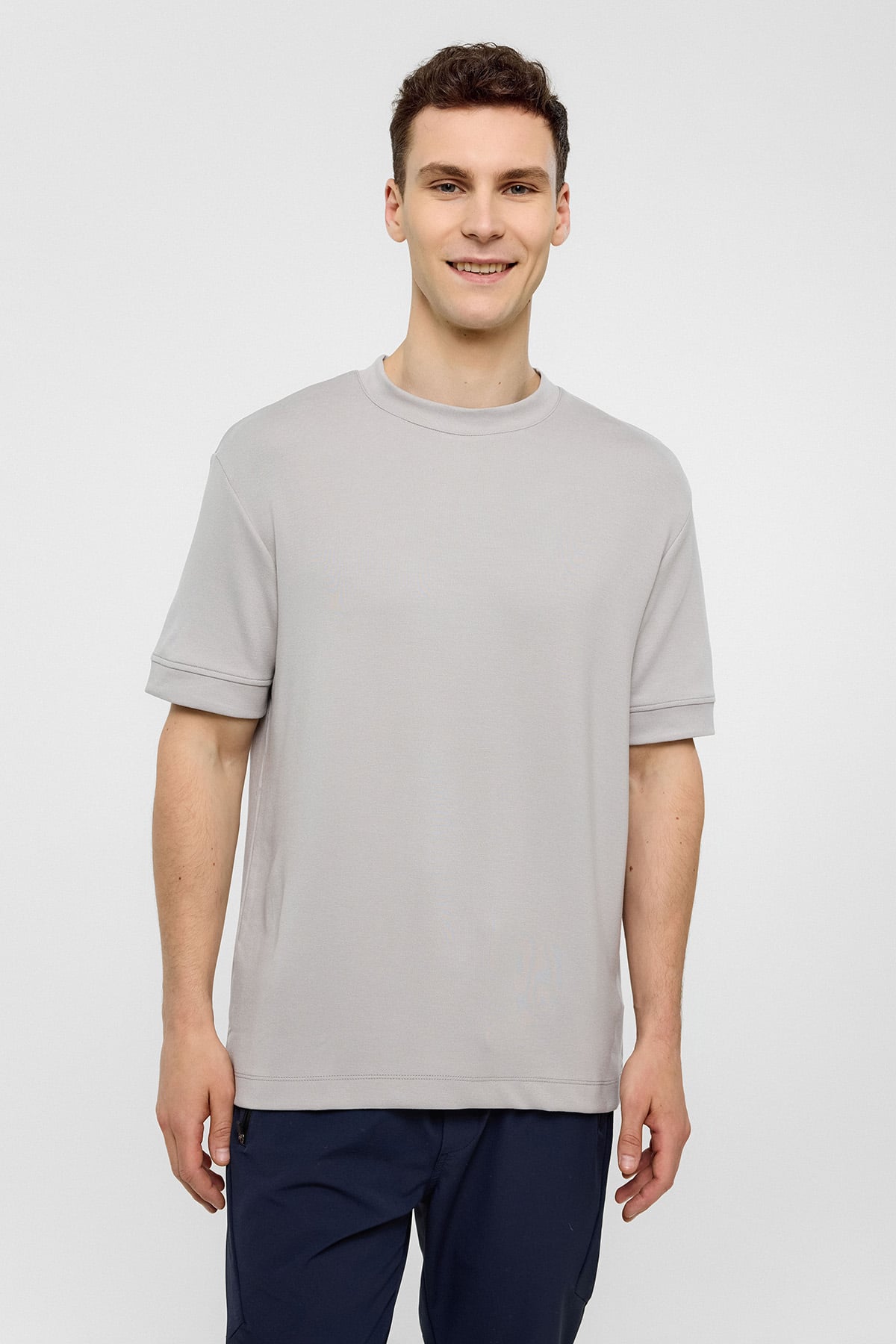 REGULAR FIT BİSİKLET YAKA BASIC TSHIRT