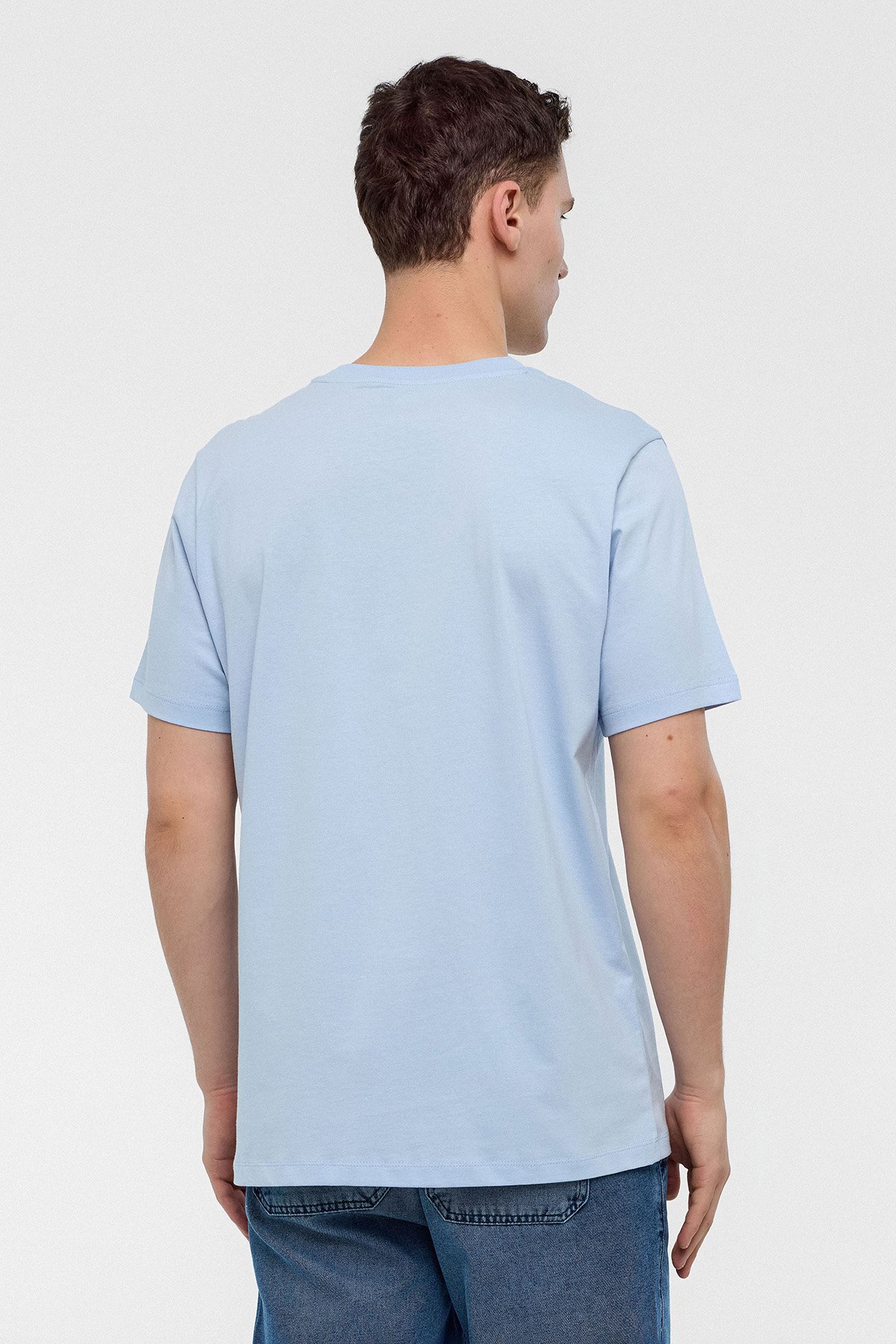 REGULAR FIT BİSİKLET YAKA BASİC TSHIRT