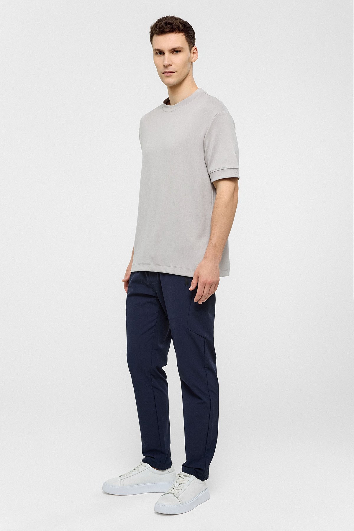 REGULAR FIT BİSİKLET YAKA BASIC TSHIRT