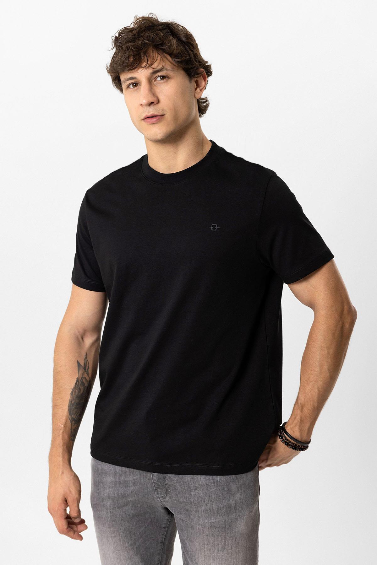 REGULAR FIT BİSİKLET YAKA BASIC TSHIRT