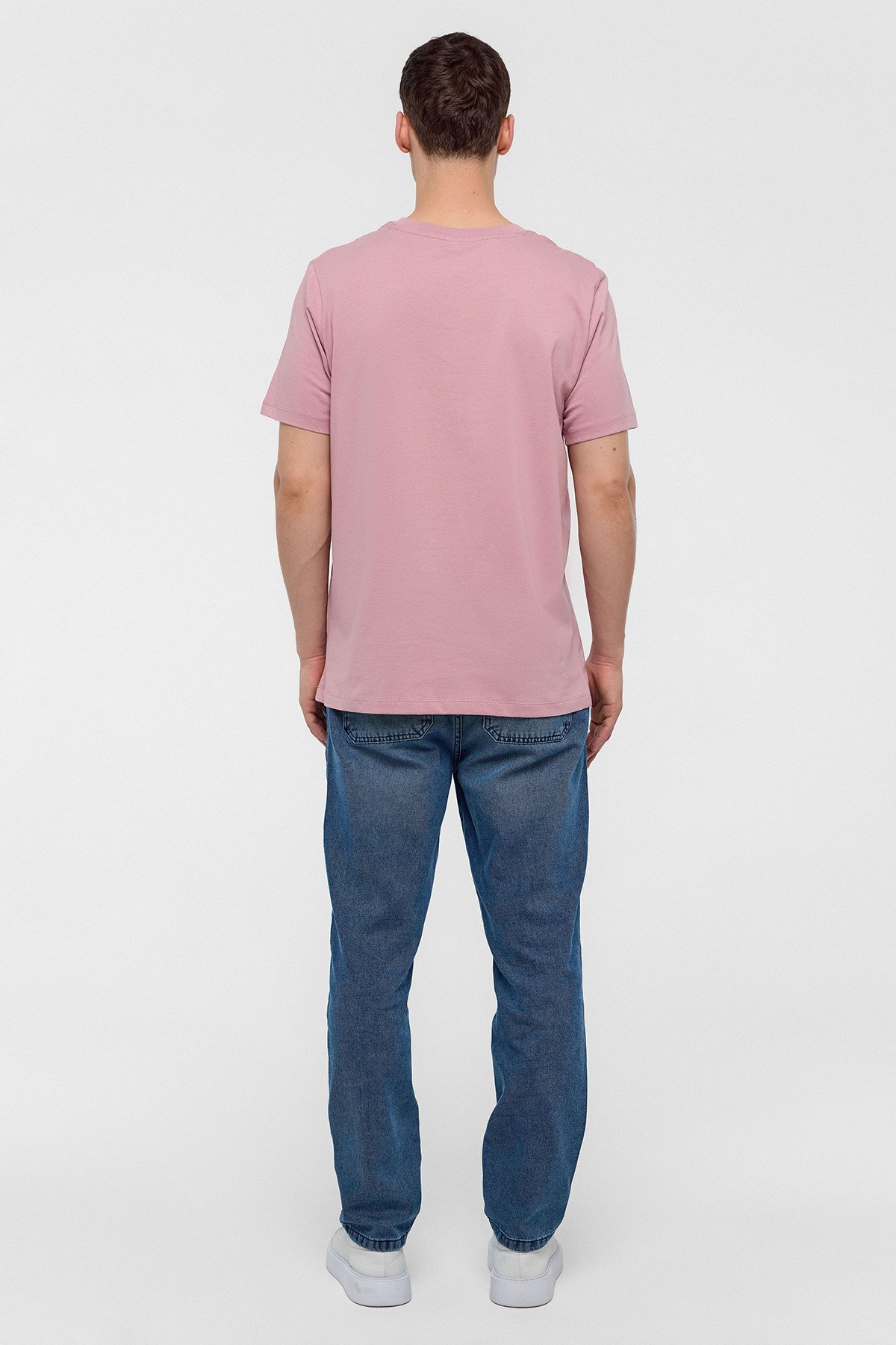 REGULAR FIT BİSİKLET YAKA BASİC TSHIRT