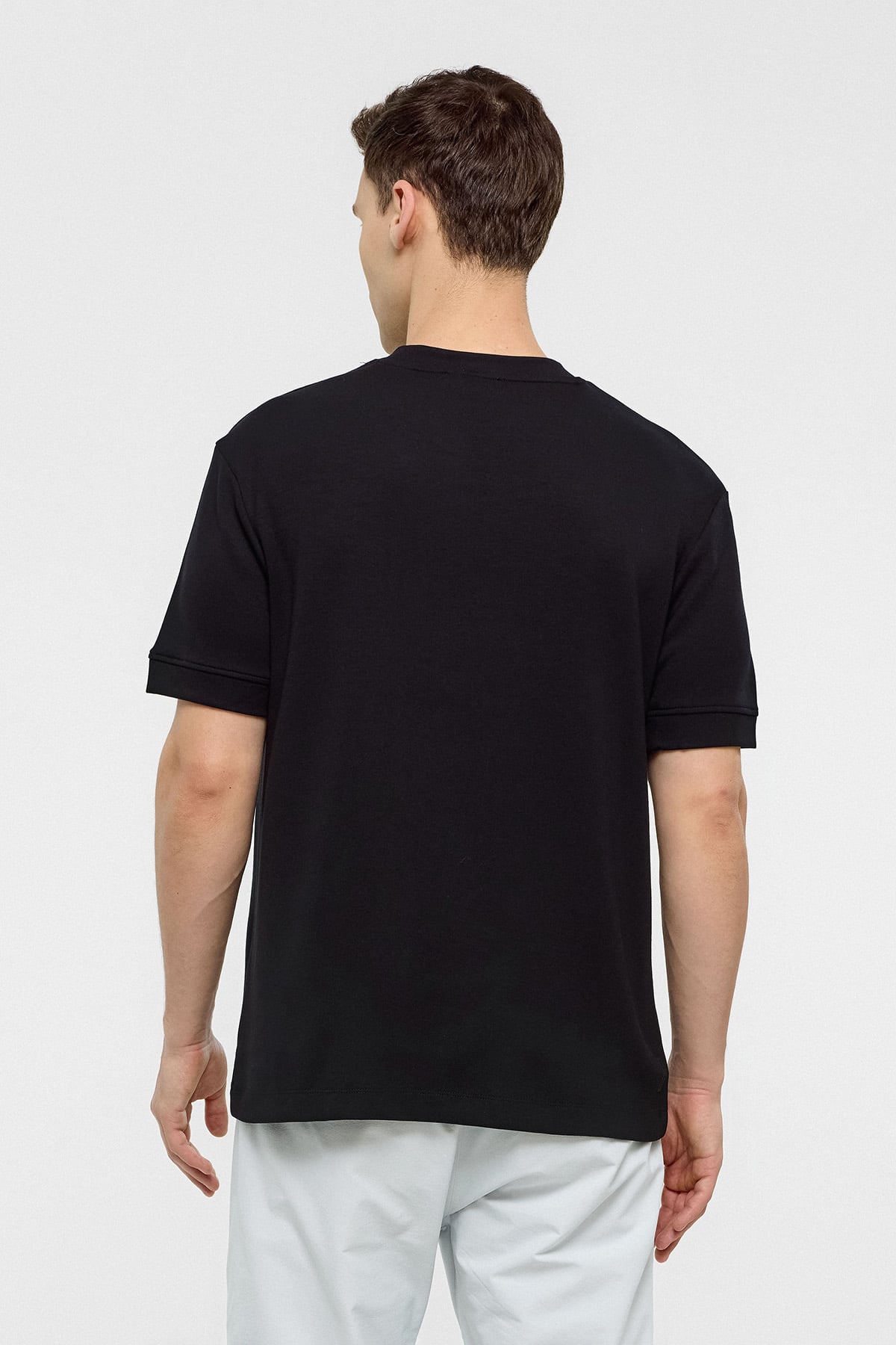 REGULAR FIT BİSİKLET YAKA BASIC TSHIRT