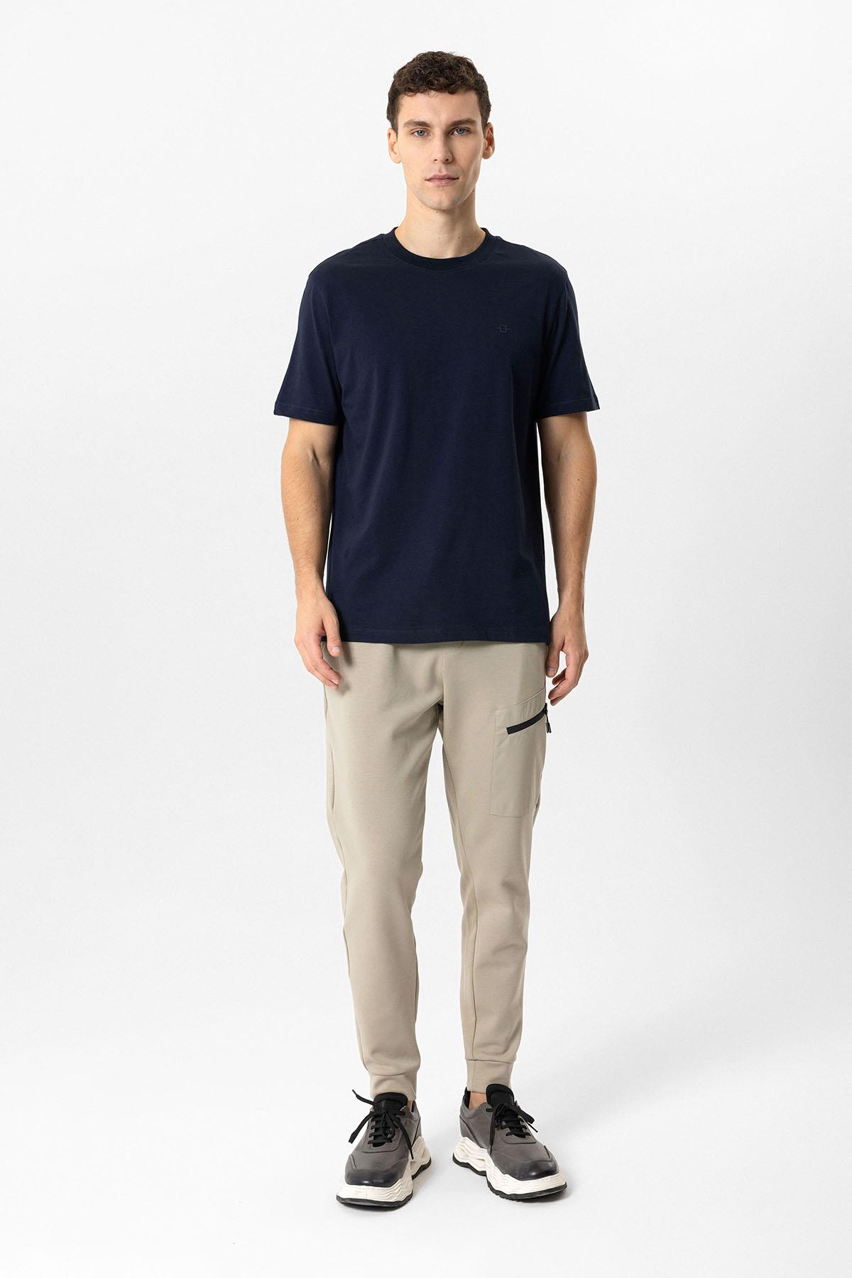 REGULAR FIT BİSİKLET YAKA BASIC TSHIRT