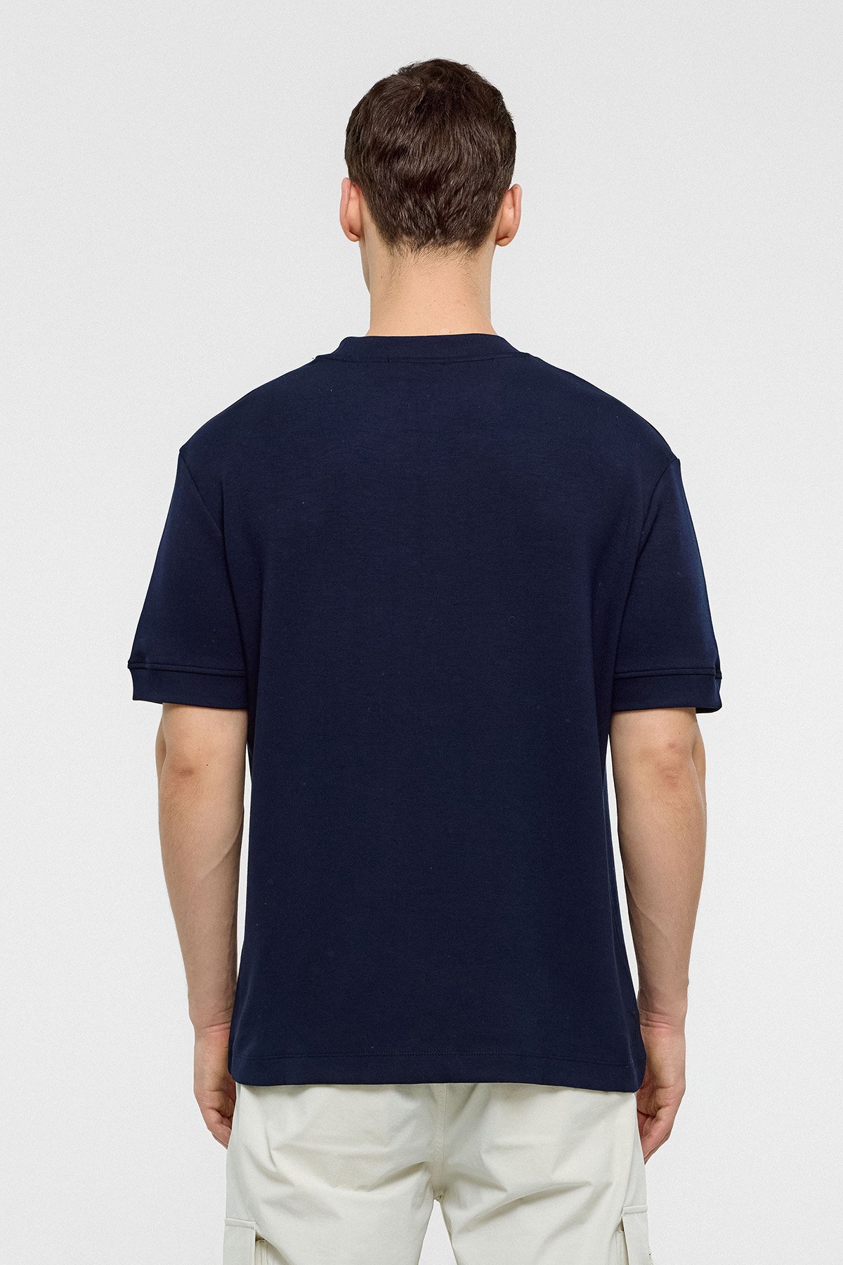 REGULAR FIT BİSİKLET YAKA BASIC TSHIRT