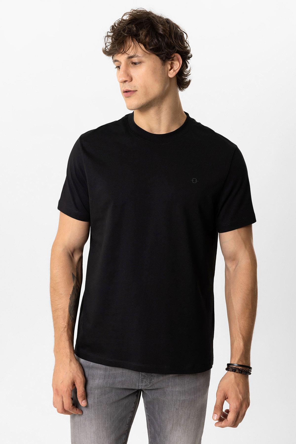 REGULAR FIT BİSİKLET YAKA BASIC TSHIRT