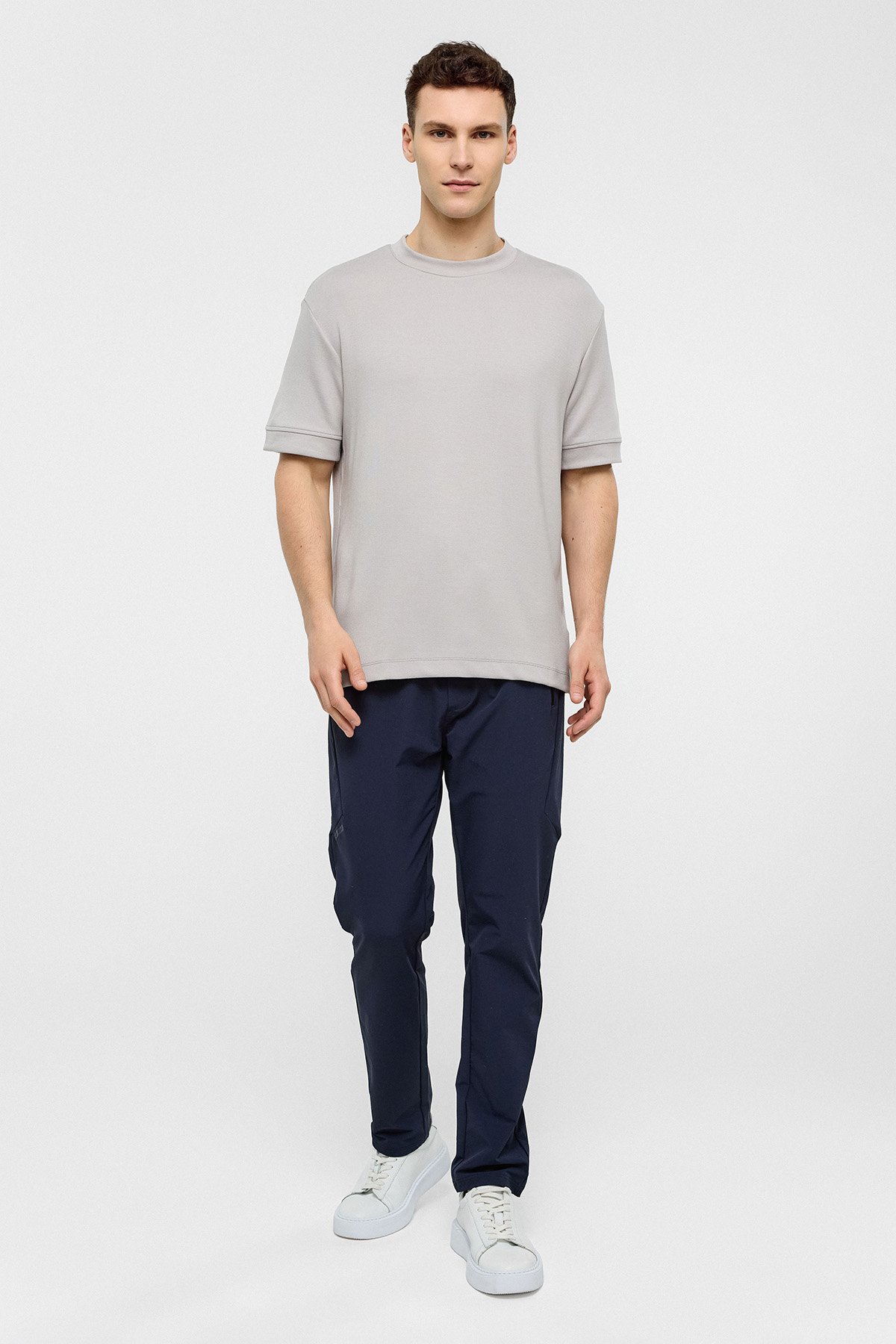 REGULAR FIT BİSİKLET YAKA BASIC TSHIRT