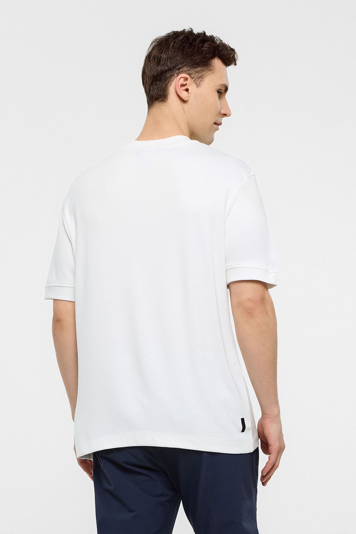 REGULAR FIT BİSİKLET YAKA BASIC TSHIRT