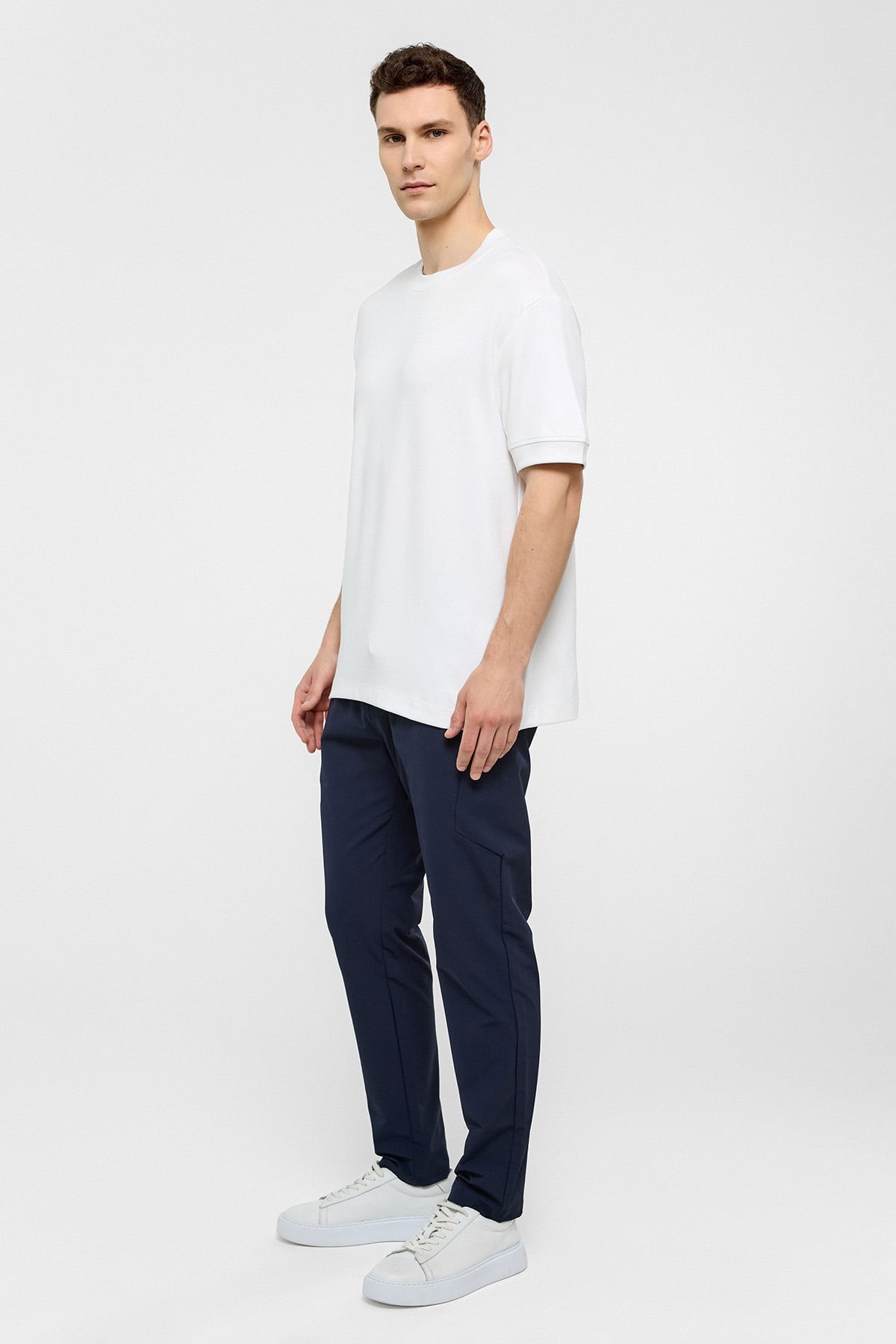 REGULAR FIT BİSİKLET YAKA BASIC TSHIRT