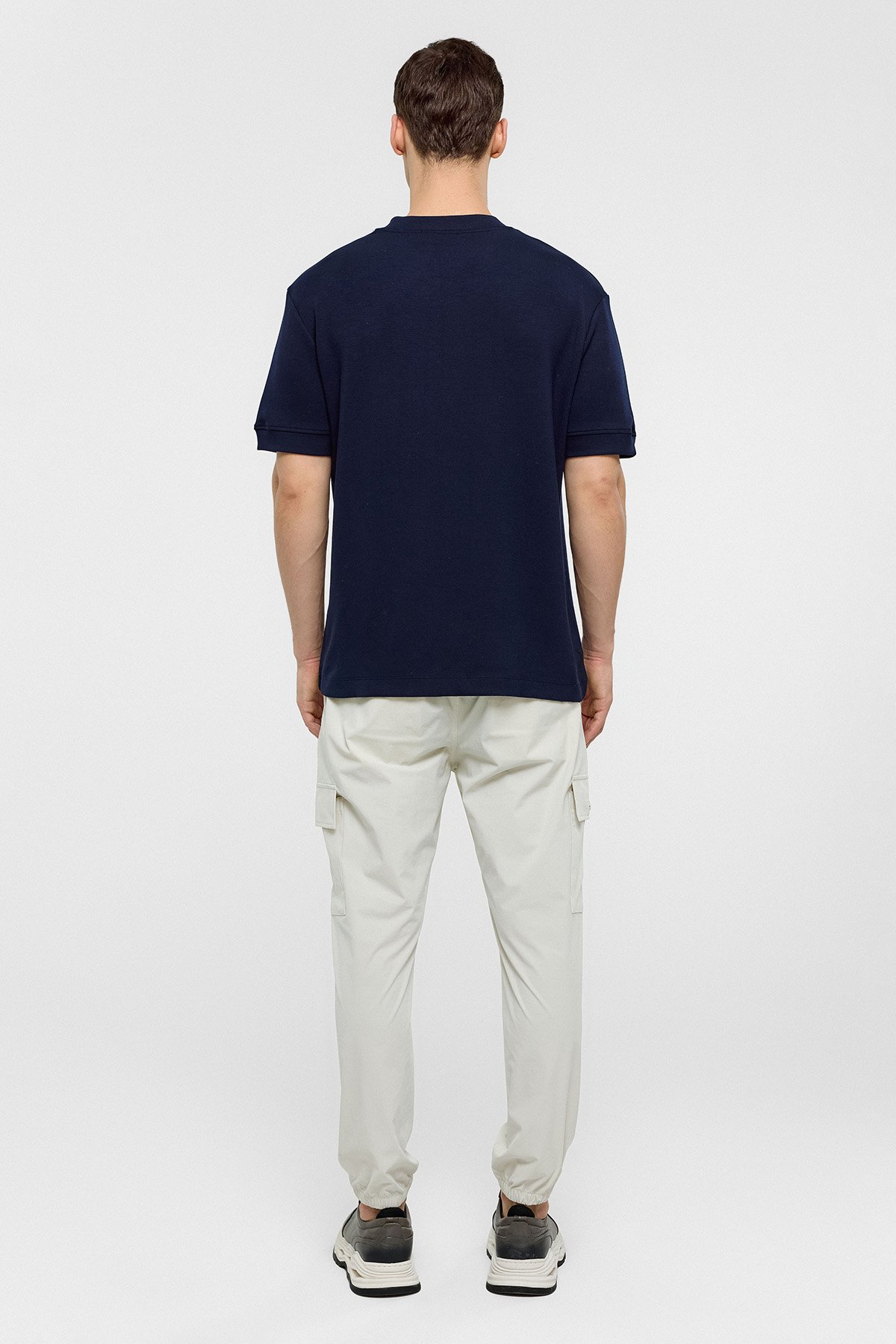 REGULAR FIT BİSİKLET YAKA BASIC TSHIRT