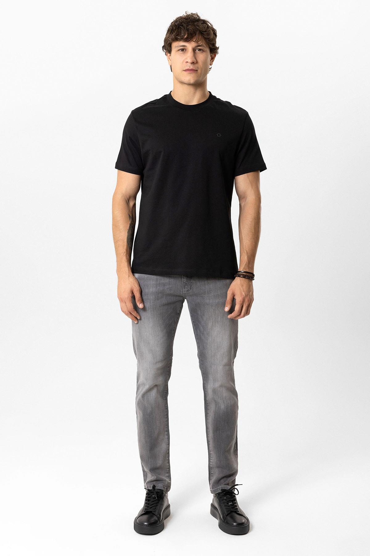 REGULAR FIT BİSİKLET YAKA BASIC TSHIRT