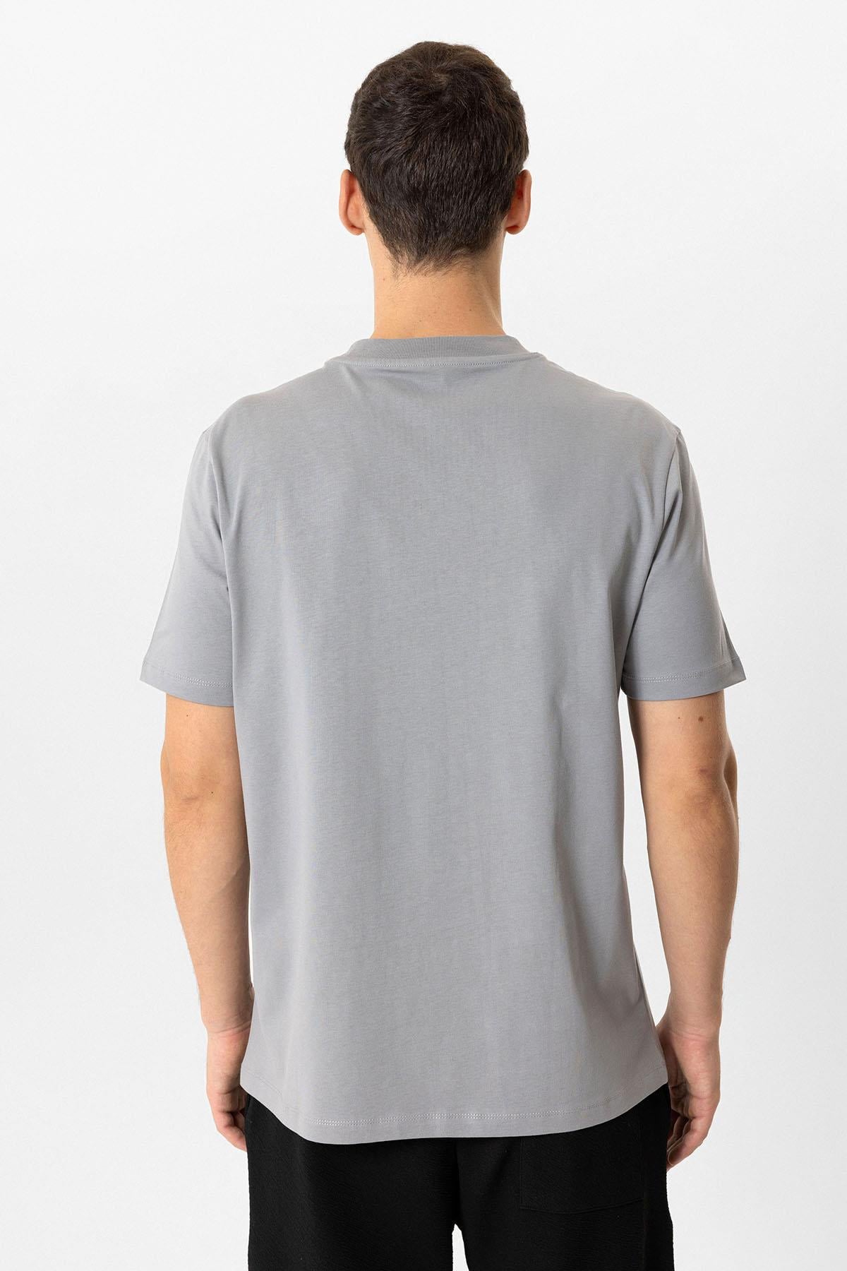 REGULAR FIT BİSİKLET YAKA BASIC TSHIRT