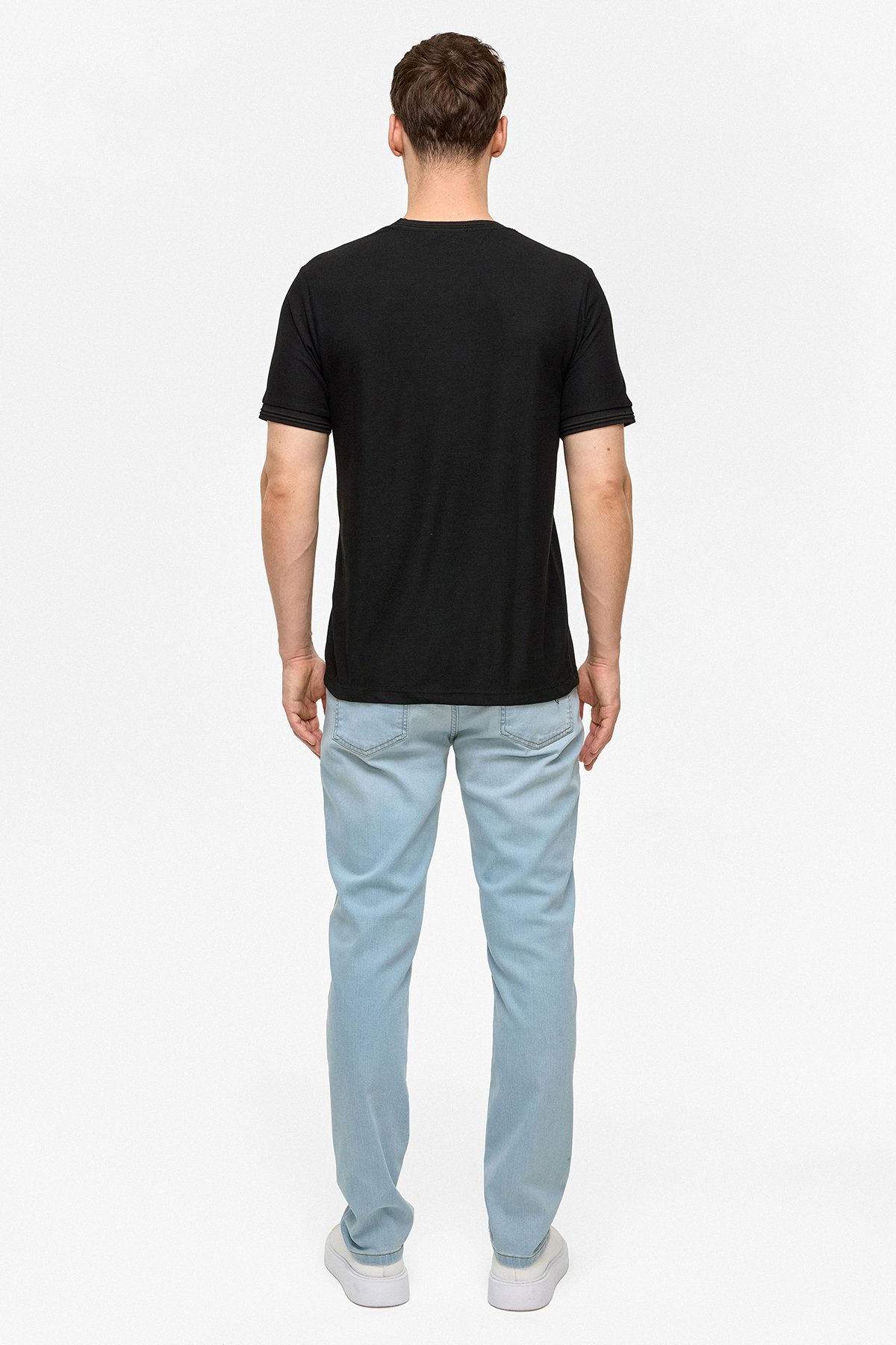 REGULAR FIT BİSİKLET YAKA KISA KOL TSHIRT