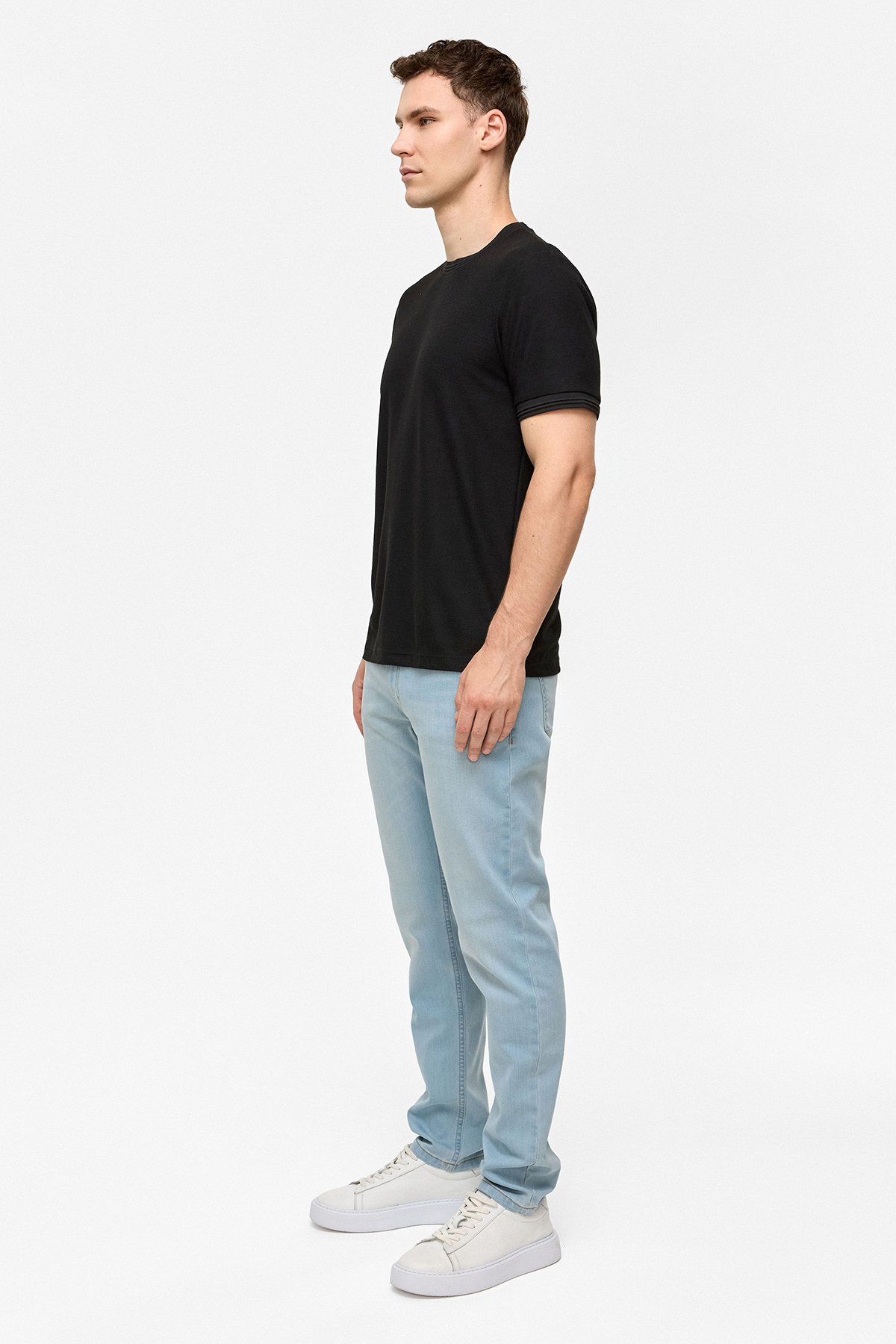 REGULAR FIT BİSİKLET YAKA KISA KOL TSHIRT