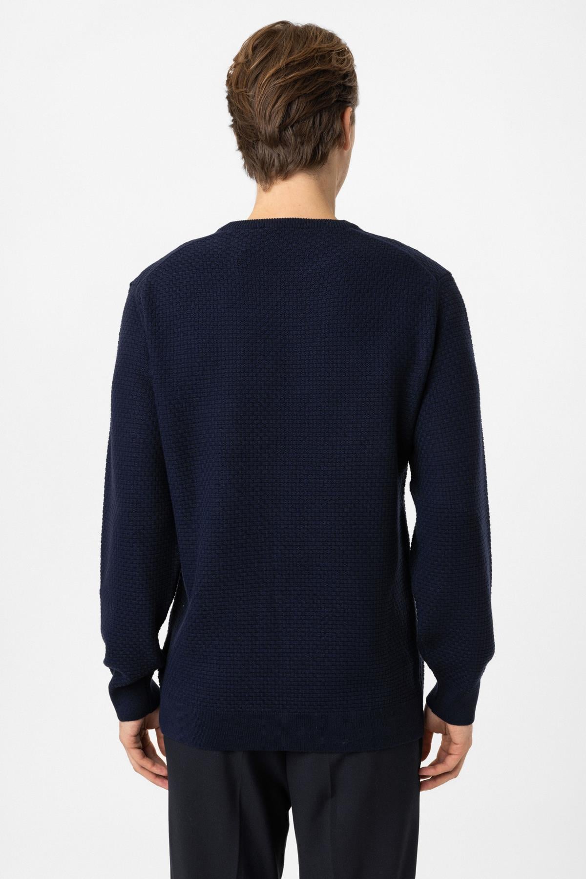 Regular Fit Bisiklet Yaka Triko Kazak