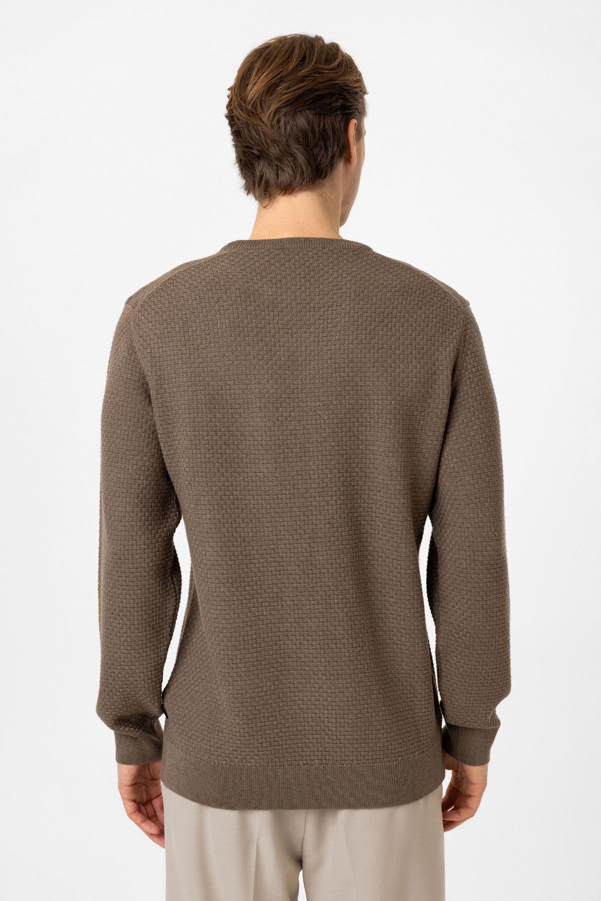 Regular Fit Bisiklet Yaka Triko Kazak