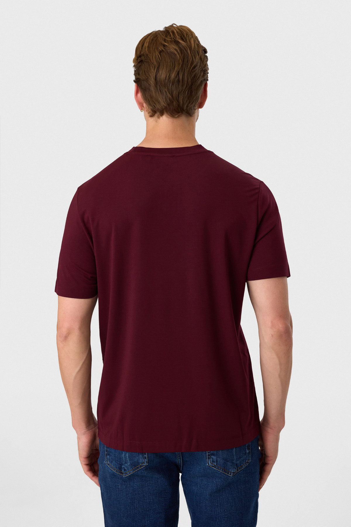 REGULAR FIT BİSİKLET YAKA TSHIRT