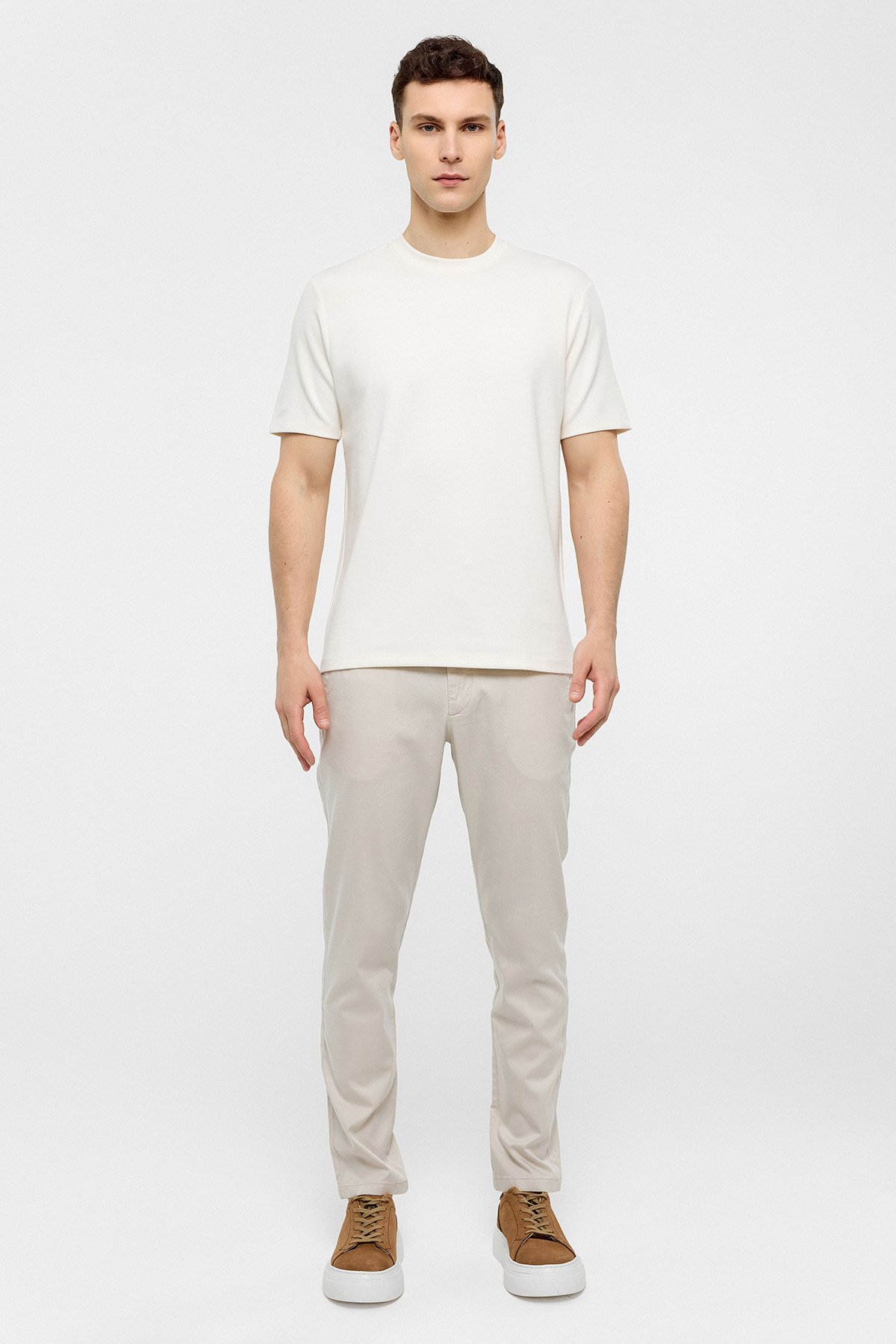 REGULAR FIT BISIKLET YAKA TSHIRT