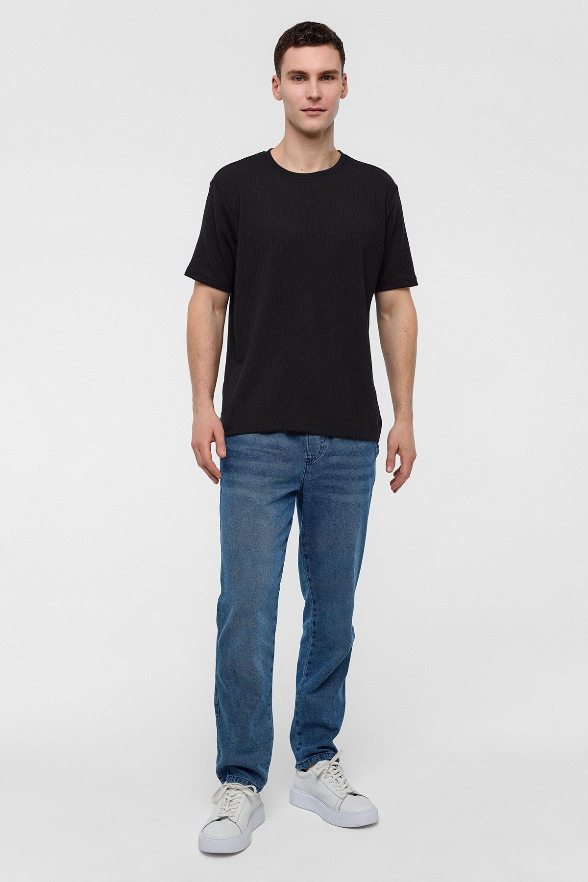 REGULAR FIT BISIKLET YAKA TSHIRT