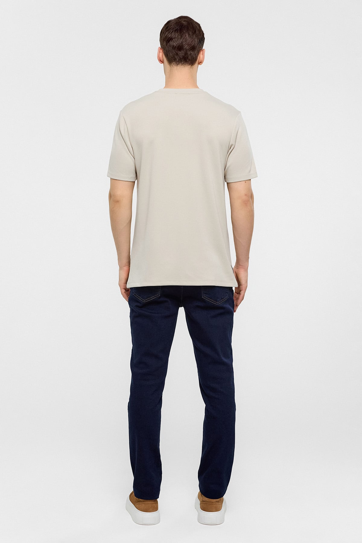 REGULAR FIT BISIKLET YAKA TSHIRT