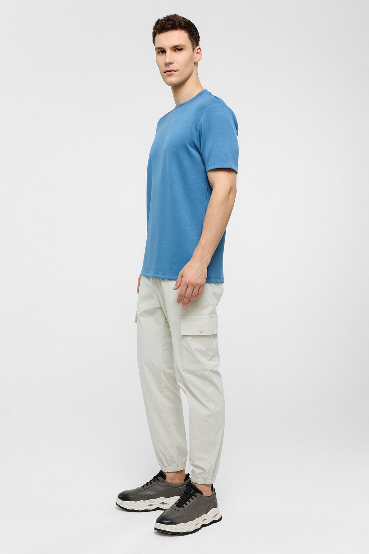 REGULAR FIT BISIKLET YAKA TSHIRT