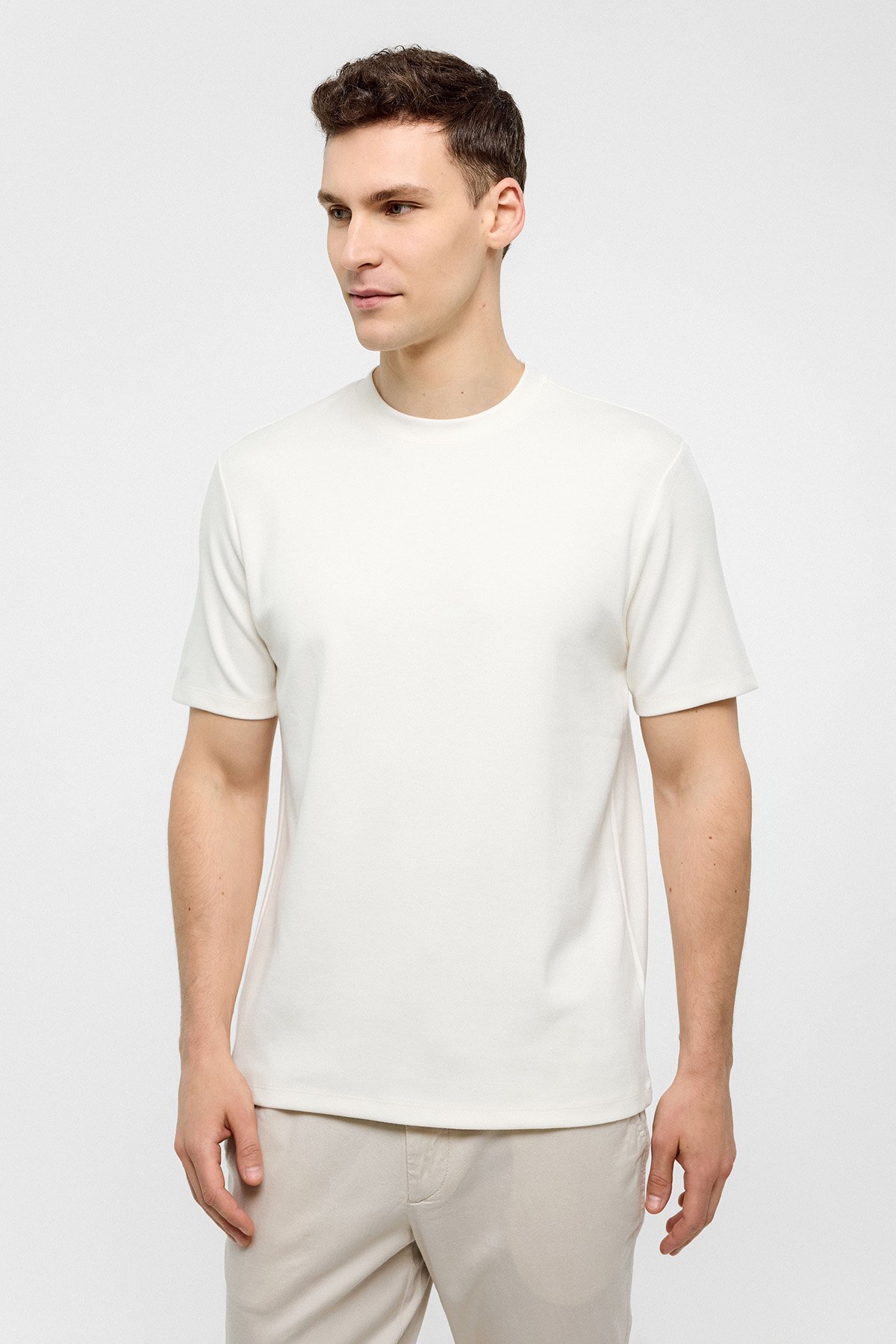 REGULAR FIT BISIKLET YAKA TSHIRT