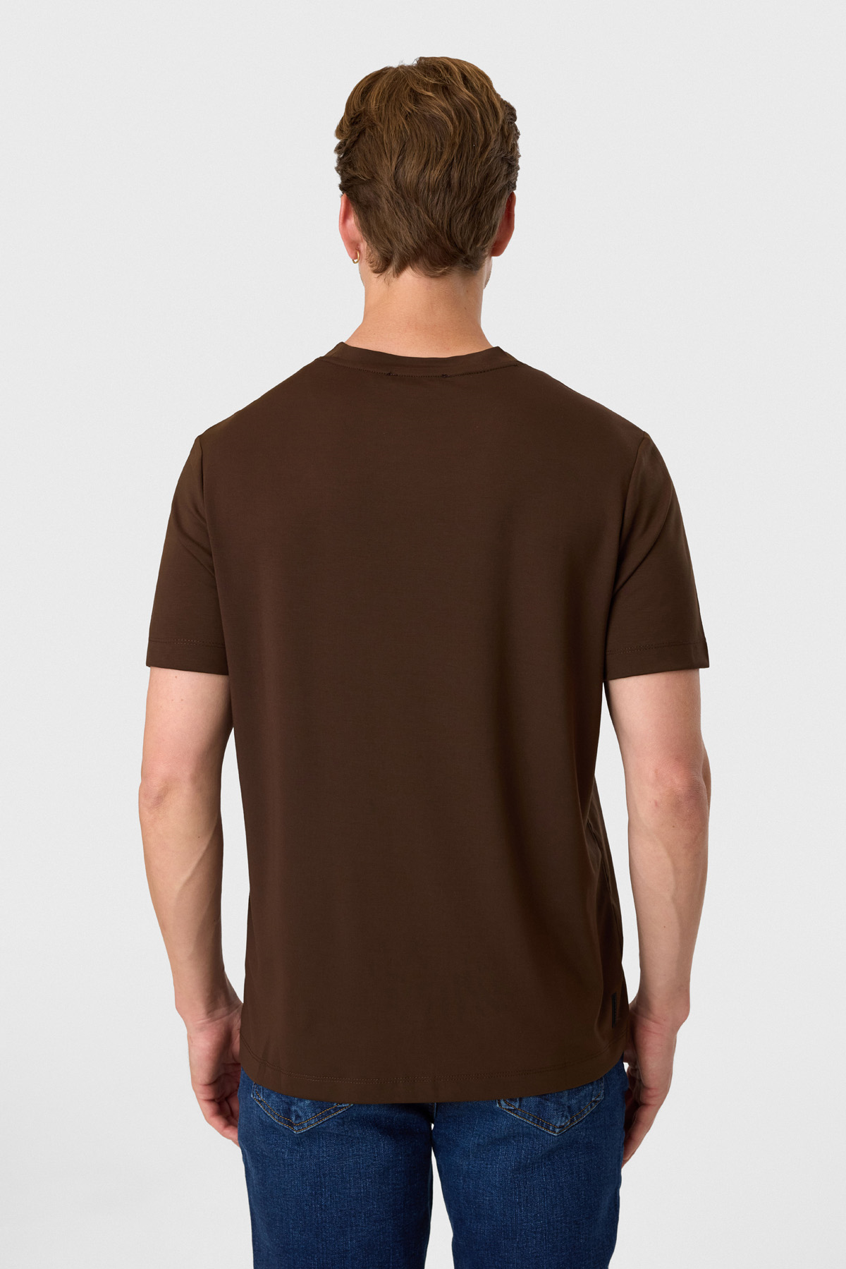 REGULAR FIT BİSİKLET YAKA TSHIRT