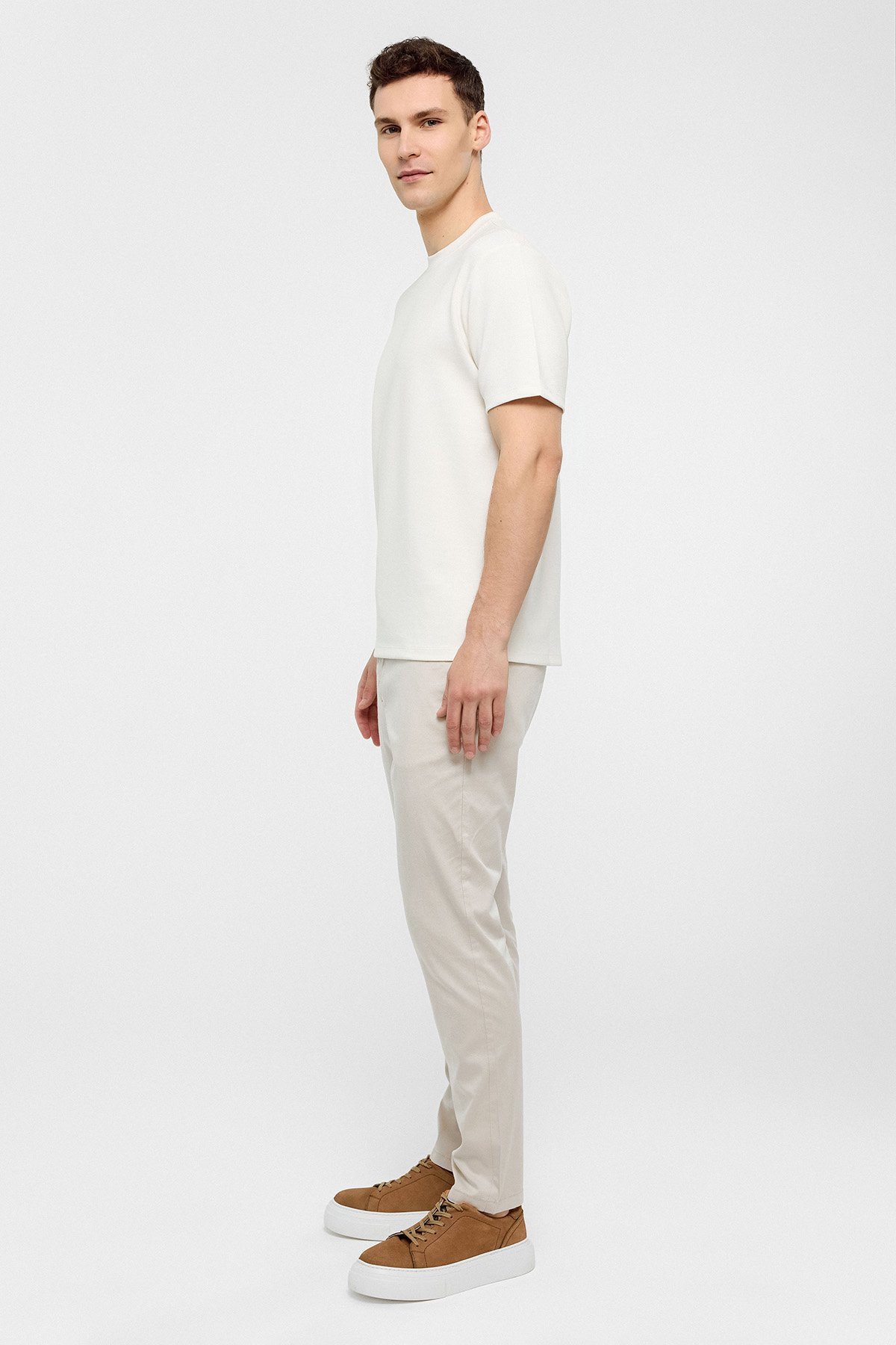 REGULAR FIT BISIKLET YAKA TSHIRT