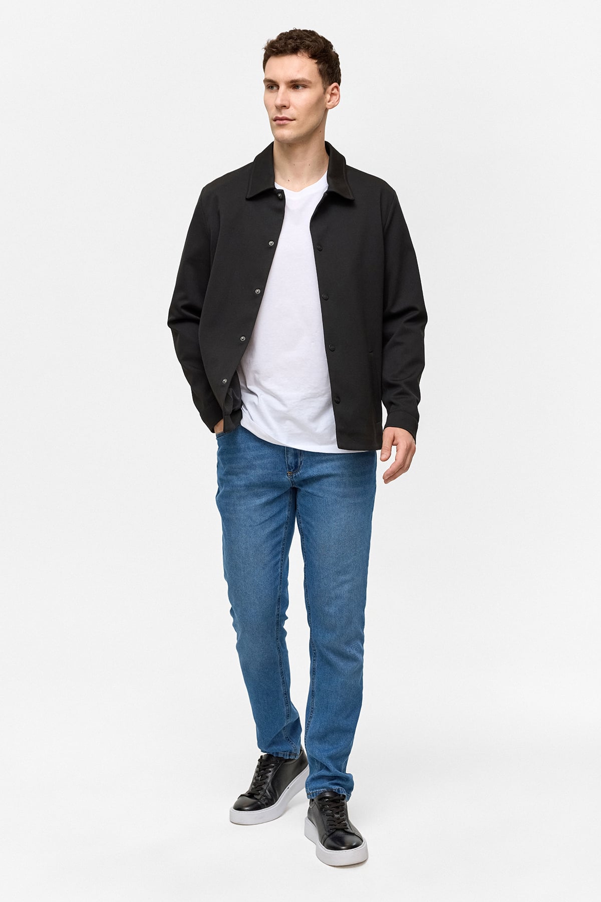REGULAR FIT DIAGONEL JAKARLI ÖRME MONT