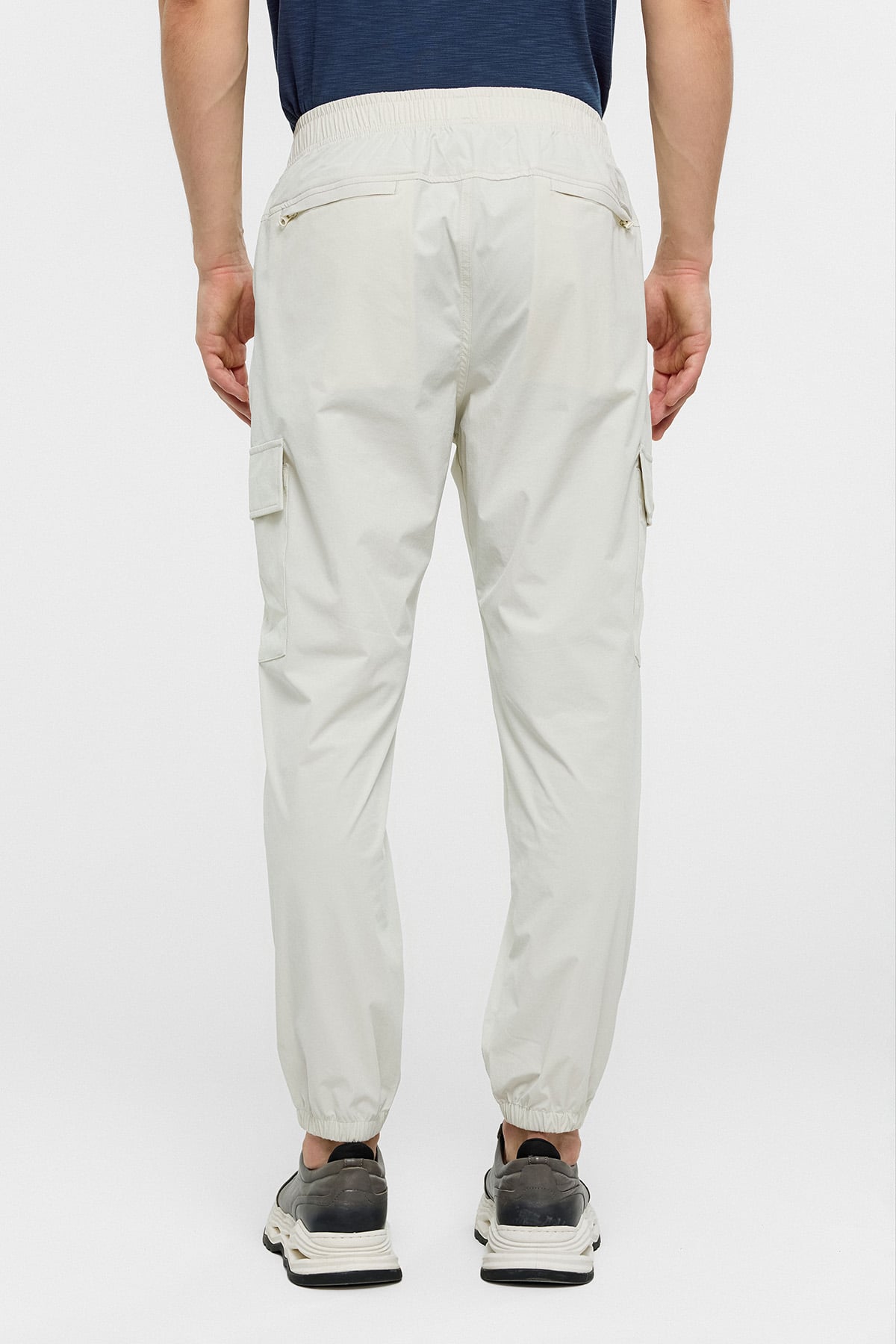 REGULAR FIT DOKUMA JOGGER PANTOLON