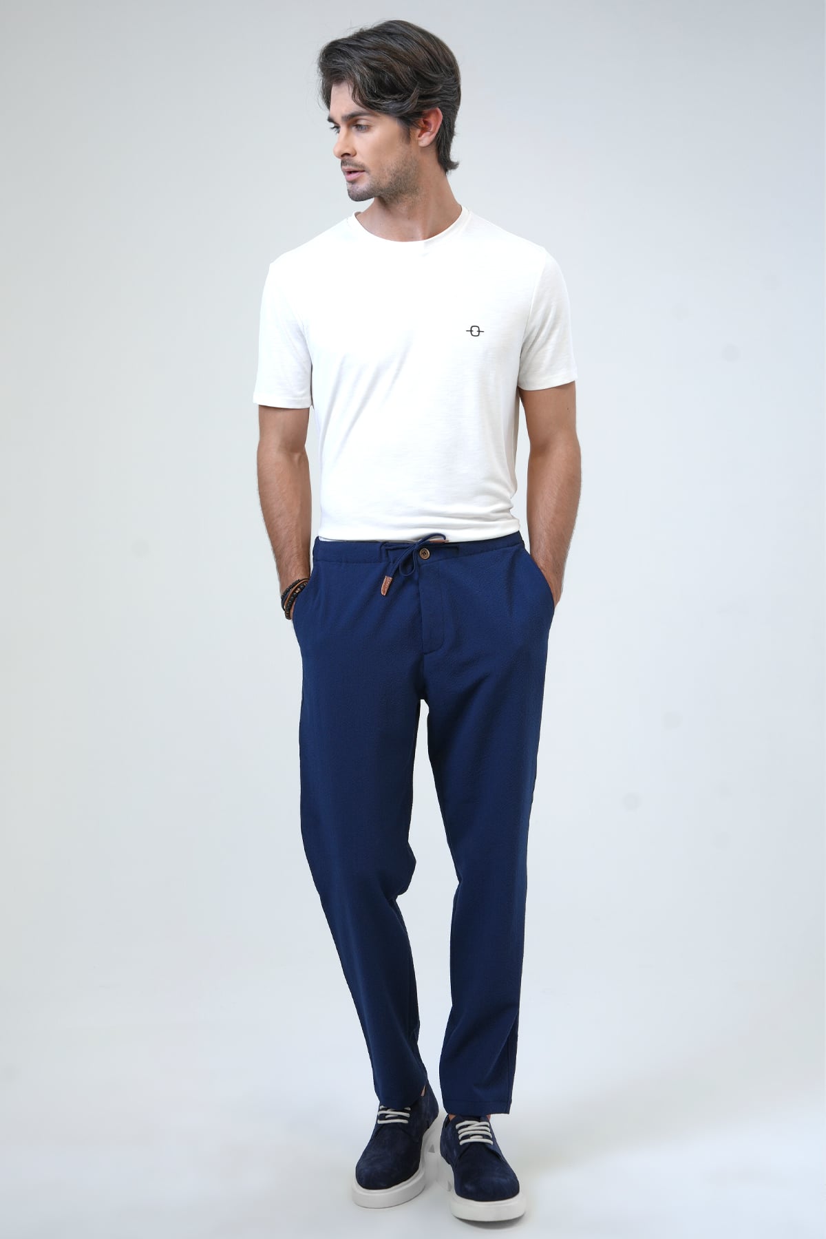 REGULAR FIT DOKUMA JOGGER PANTOLON