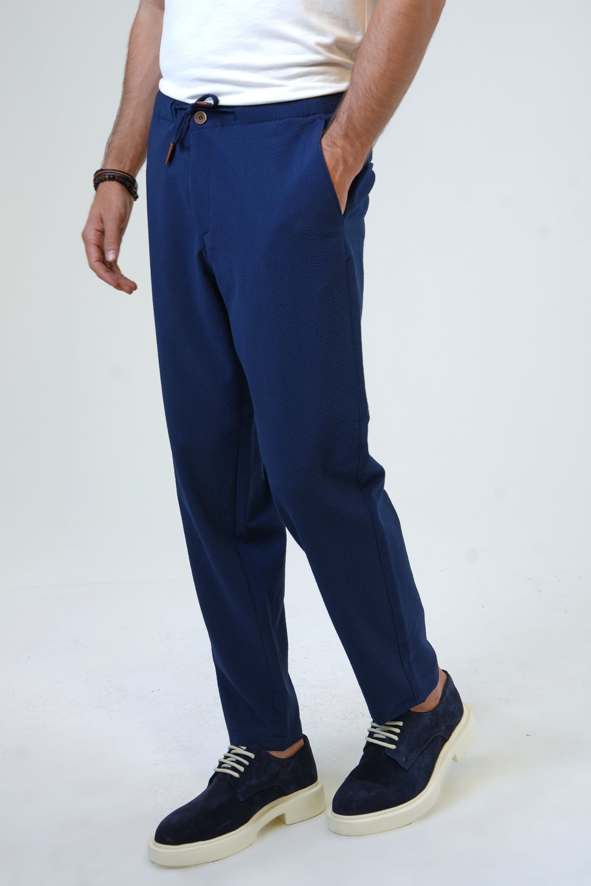 REGULAR FIT DOKUMA JOGGER PANTOLON