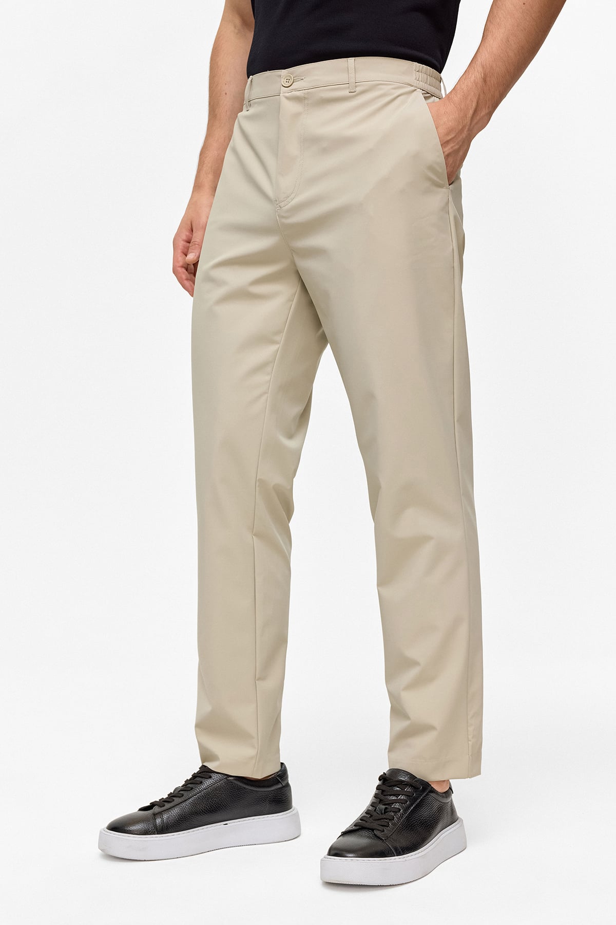 REGULAR FIT DOKUMA PANTOLON