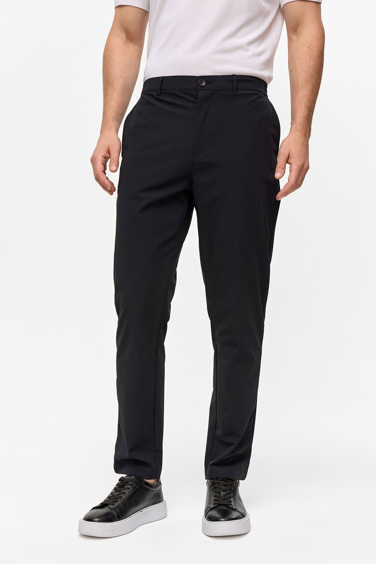 REGULAR FIT DOKUMA PANTOLON