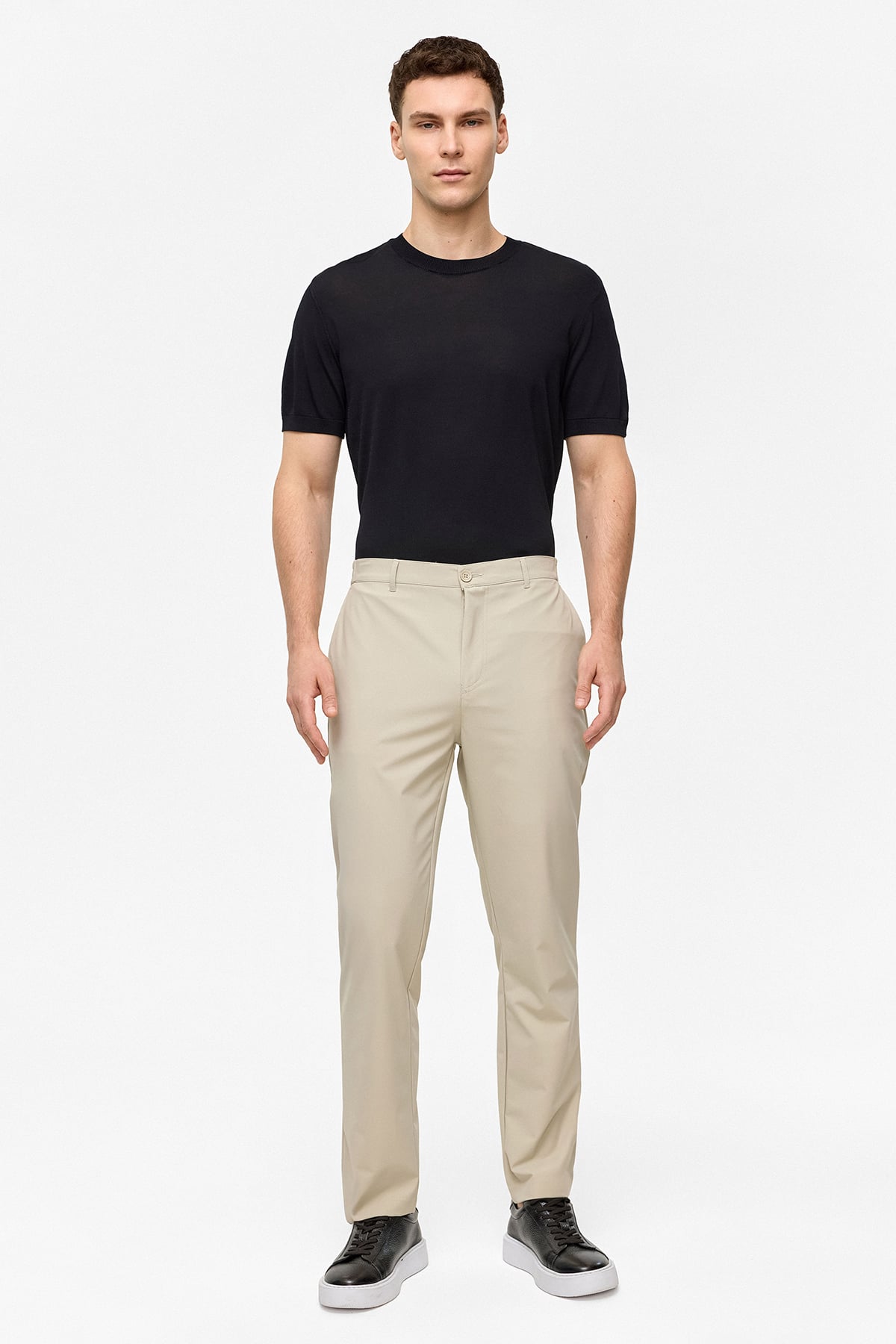 REGULAR FIT DOKUMA PANTOLON