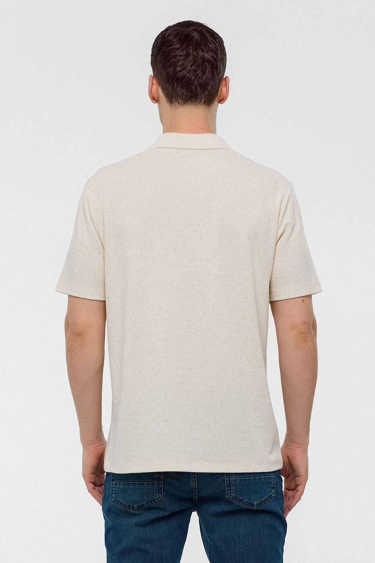 REGULAR FIT DÜĞMESİZ POLO YAKA TSHIRT